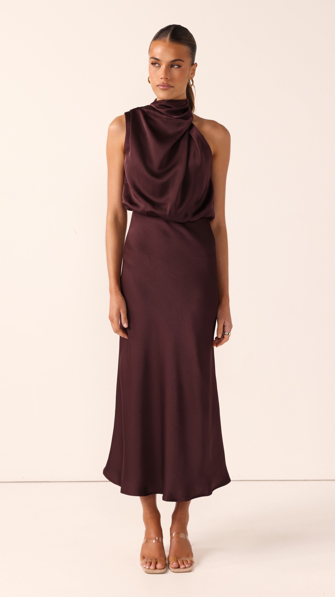 Esther Maxi Dress - Chocolate - Billy J