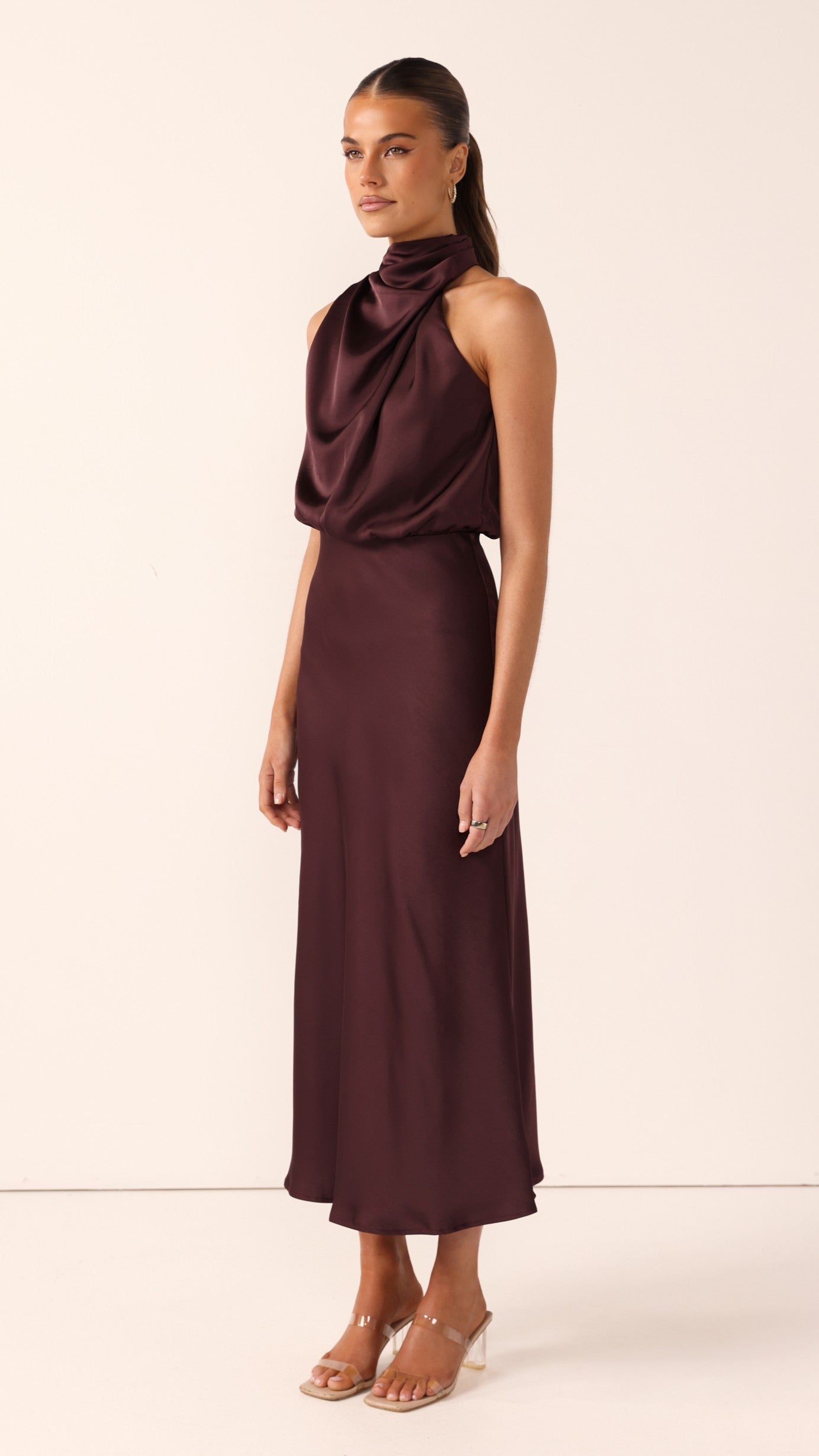 Esther Maxi Dress - Chocolate - Billy J