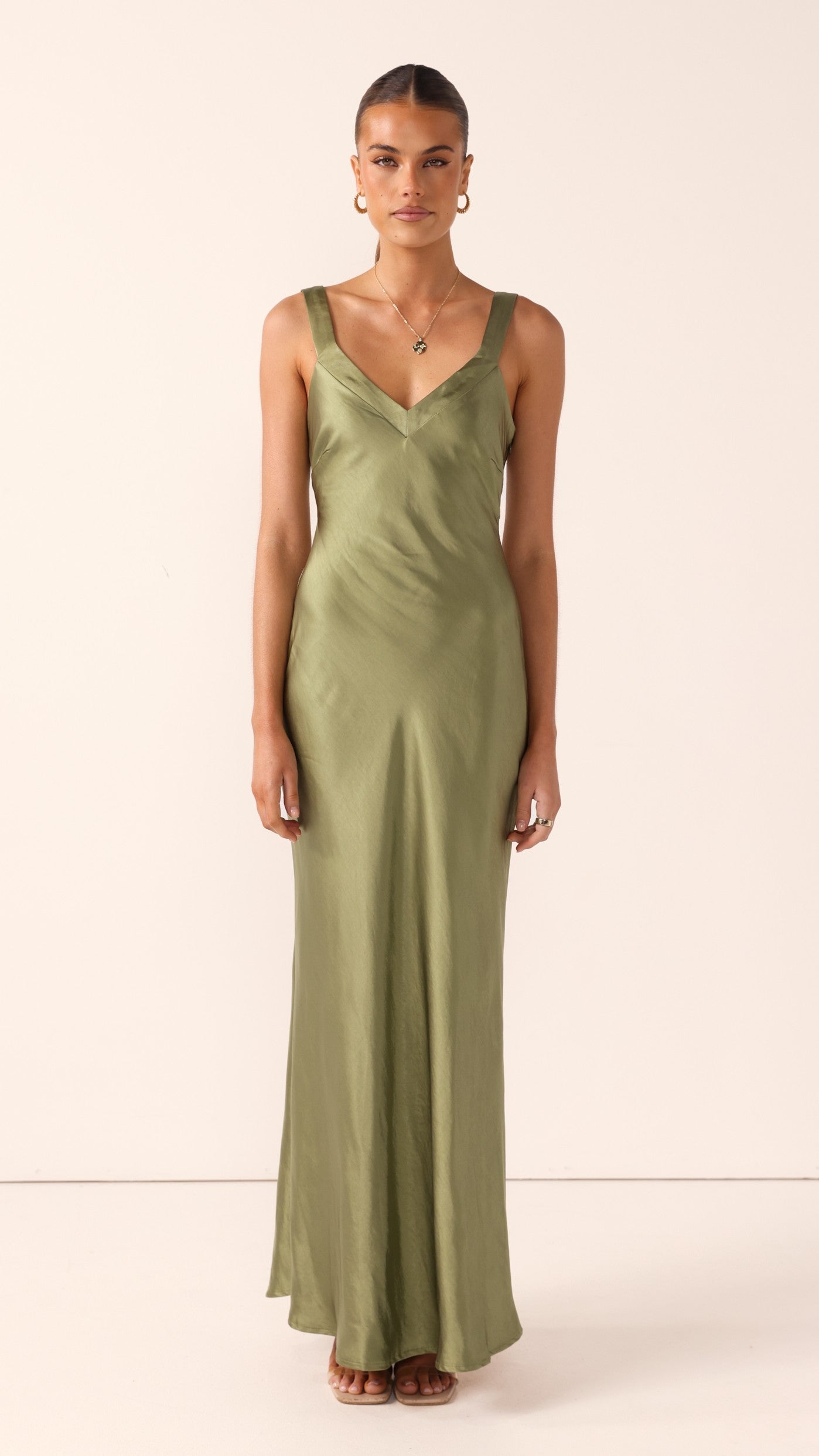 Andie Maxi Dress - Olive - Billy J