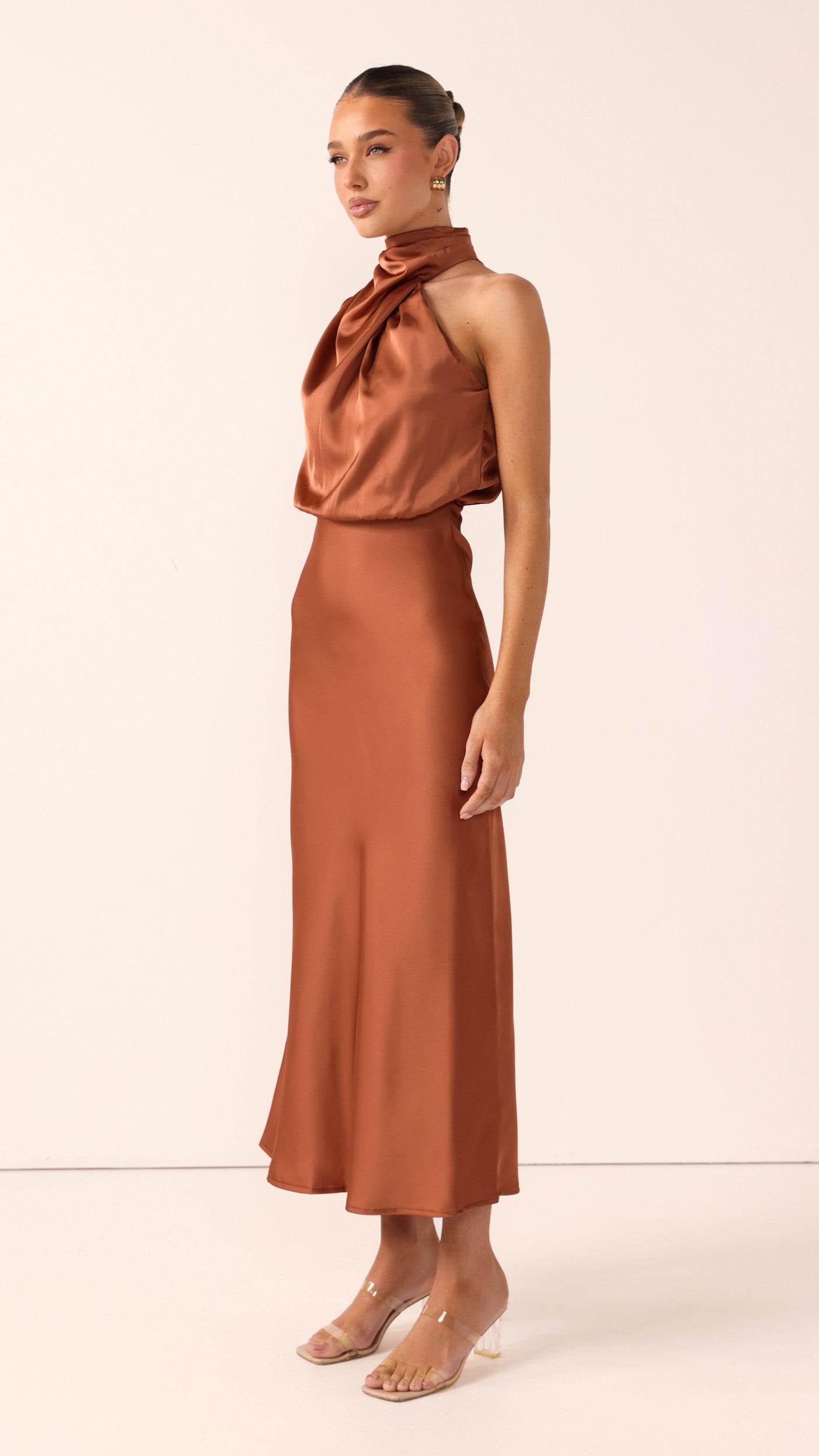Esther Maxi Dress - Copper - Billy J