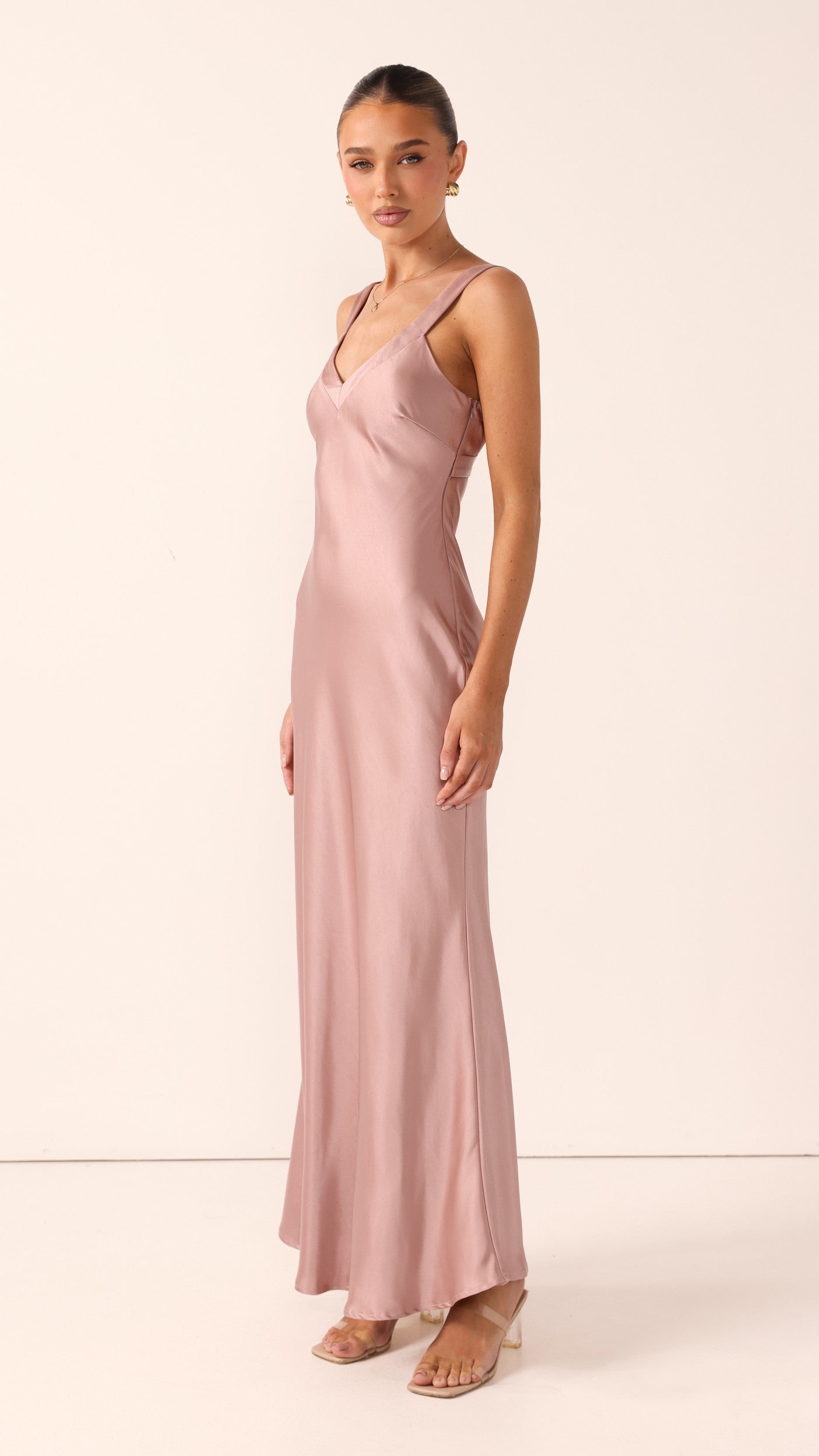 Andie Maxi Dress - Dusty Pink - Billy J