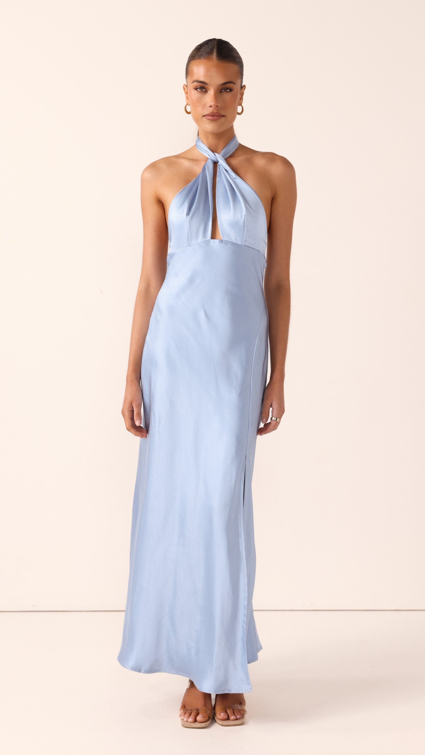 Amalia Maxi Dress - Blue - Billy J