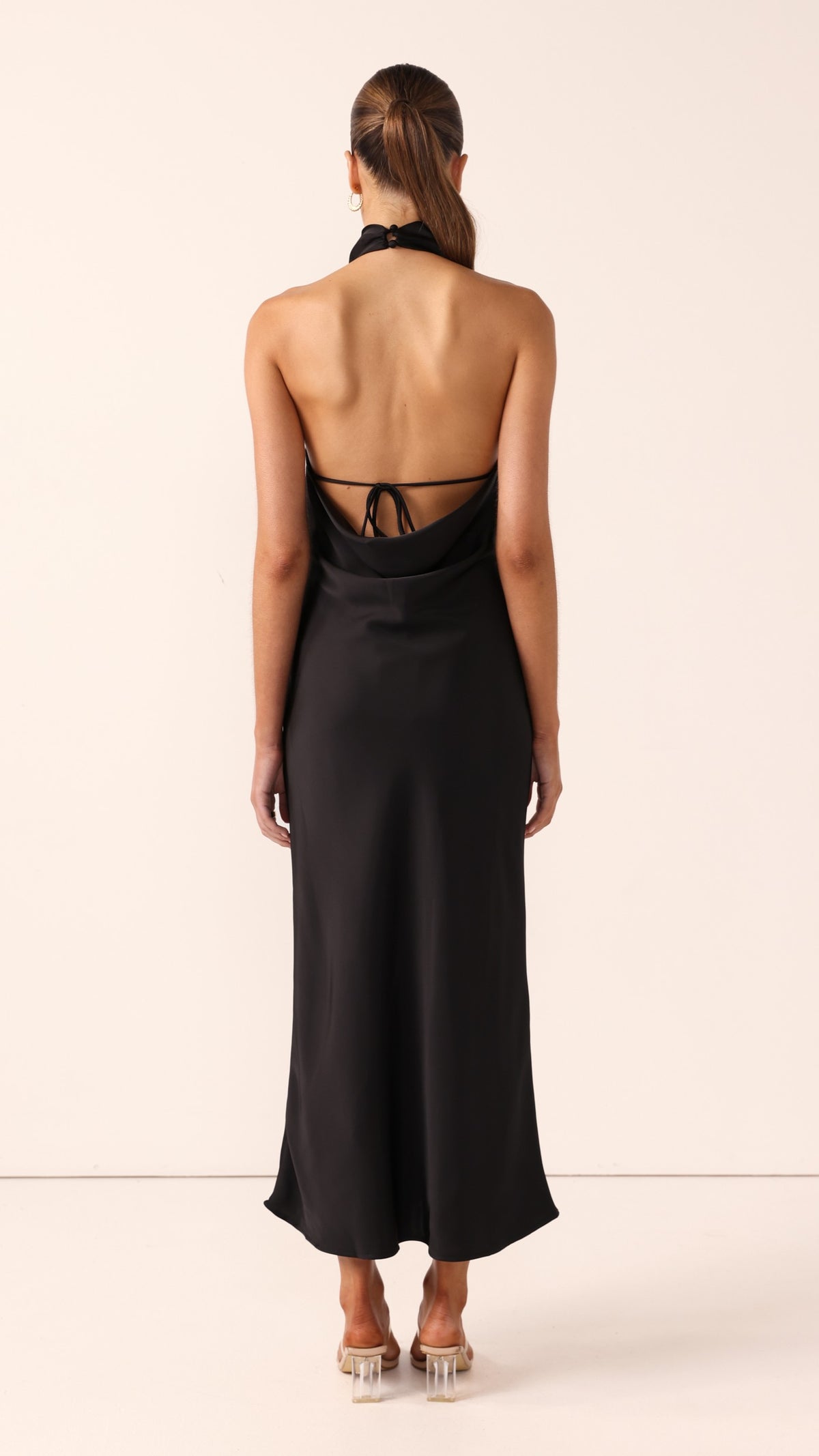 Rina Midi Dress - Black - Billy J