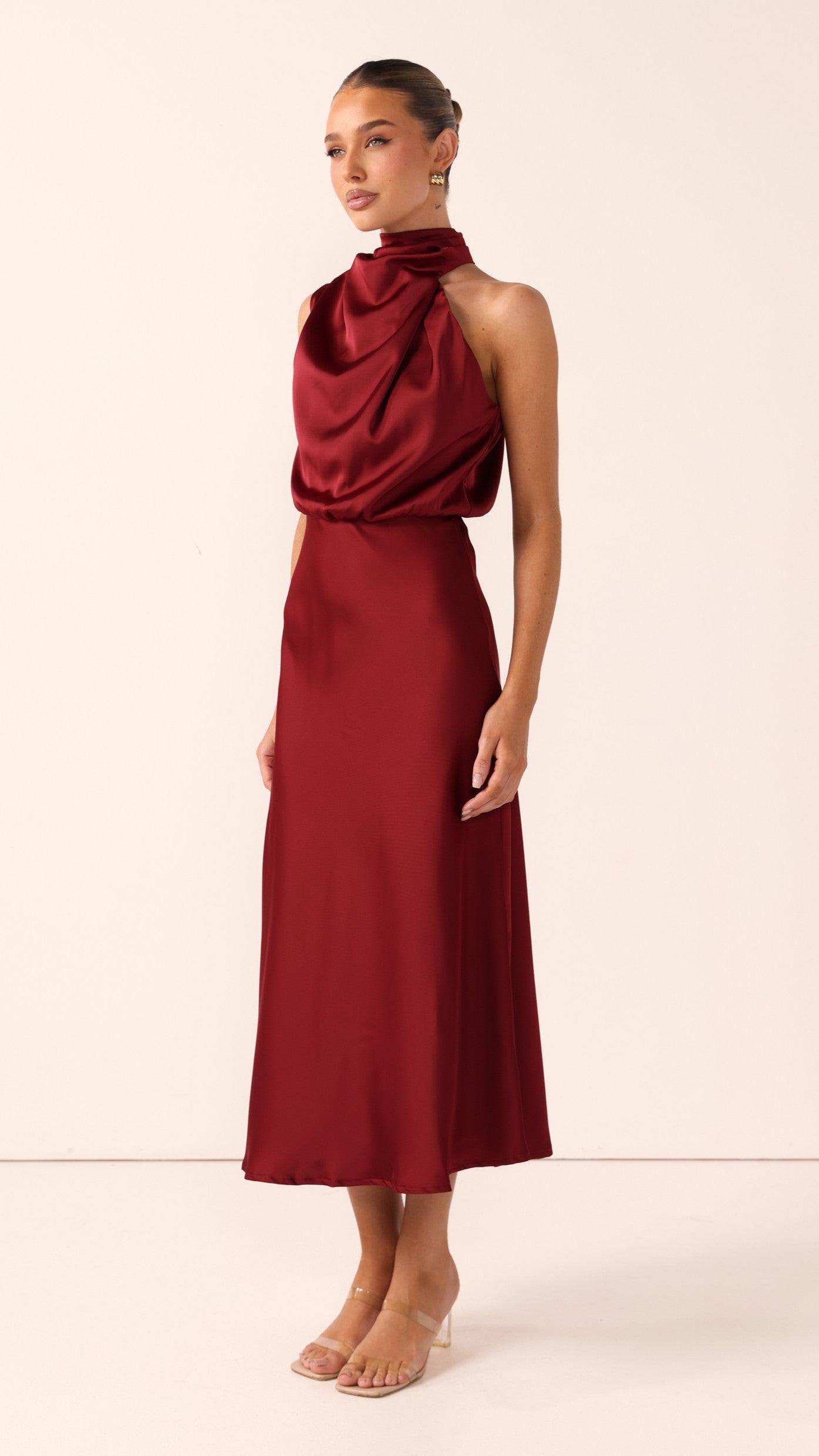Esther Maxi Dress - Wine - Billy J