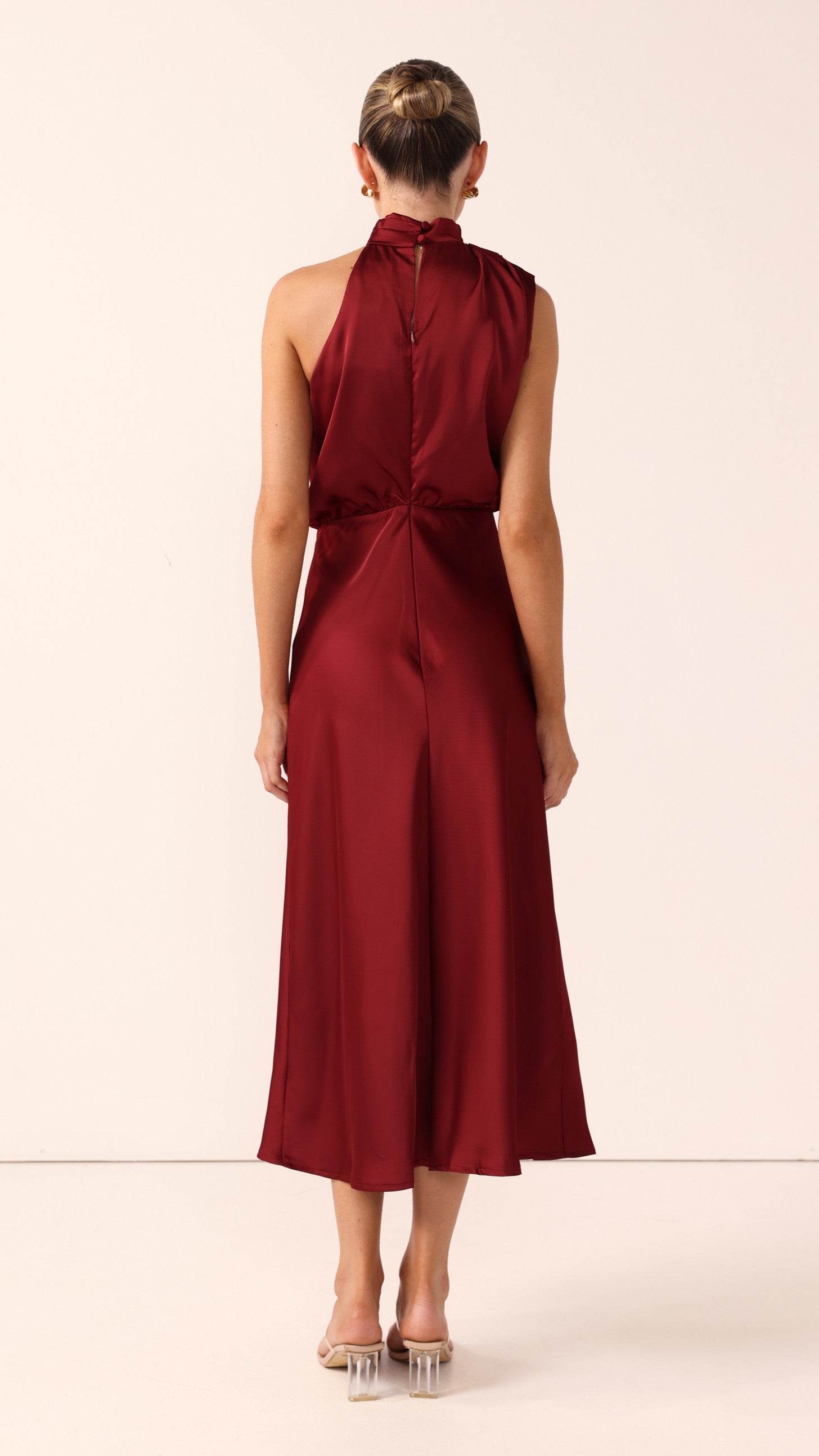 Esther Maxi Dress - Wine - Billy J