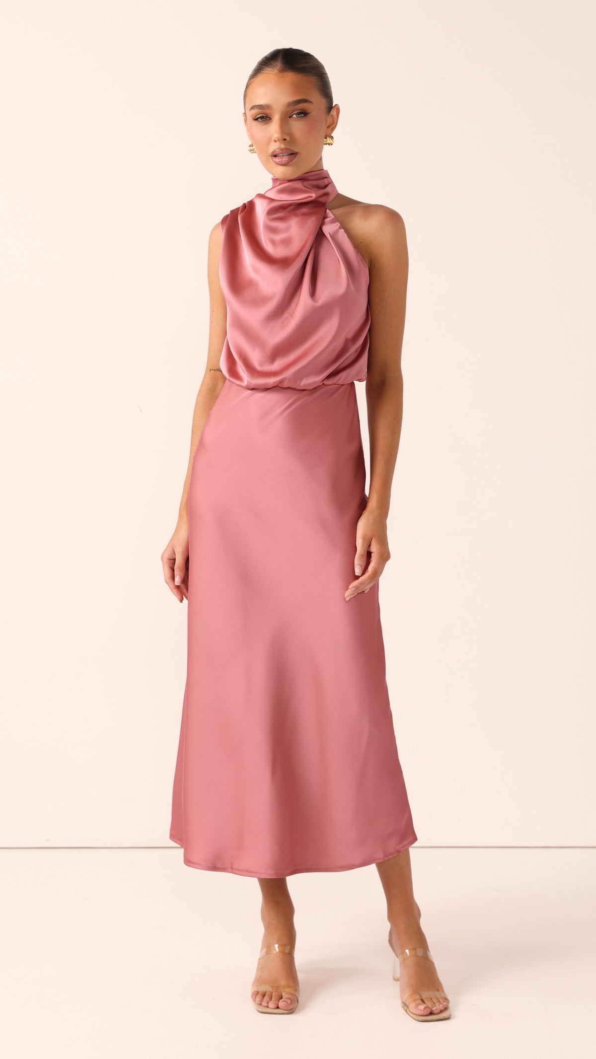 Esther Maxi Dress - Baked Rose - Billy J