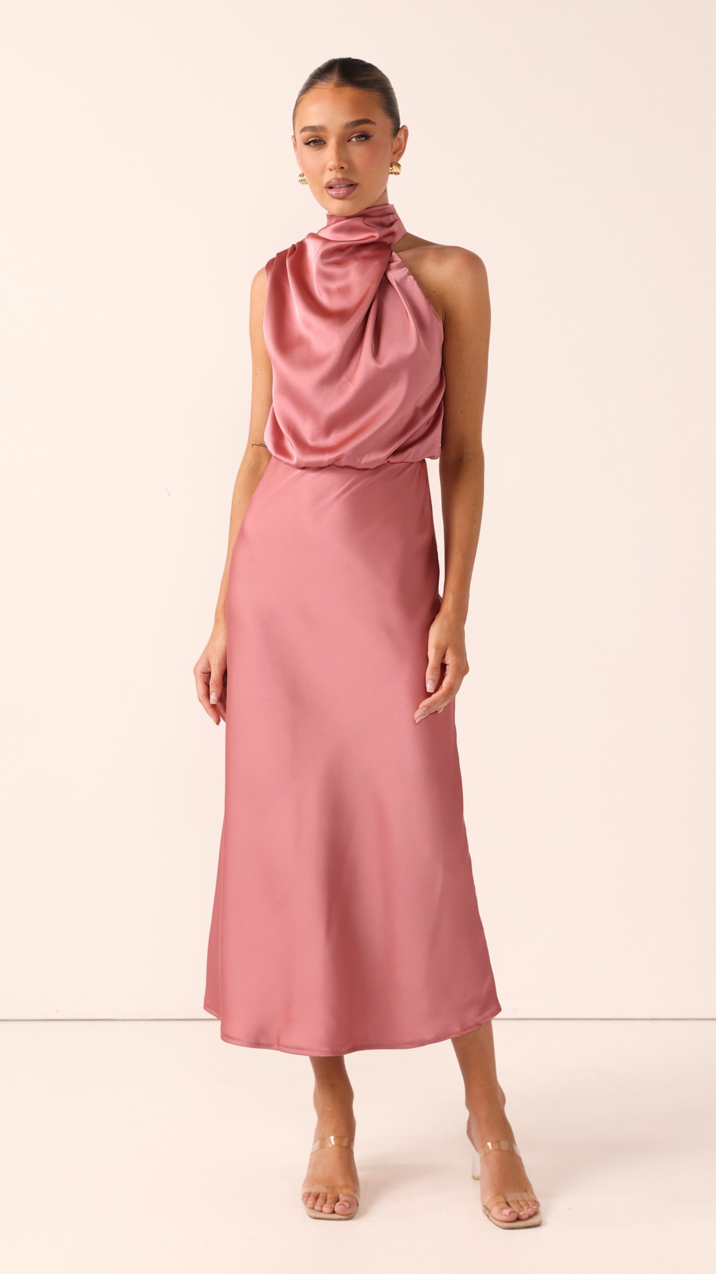 Esther Maxi Dress - Baked Rose - Billy J