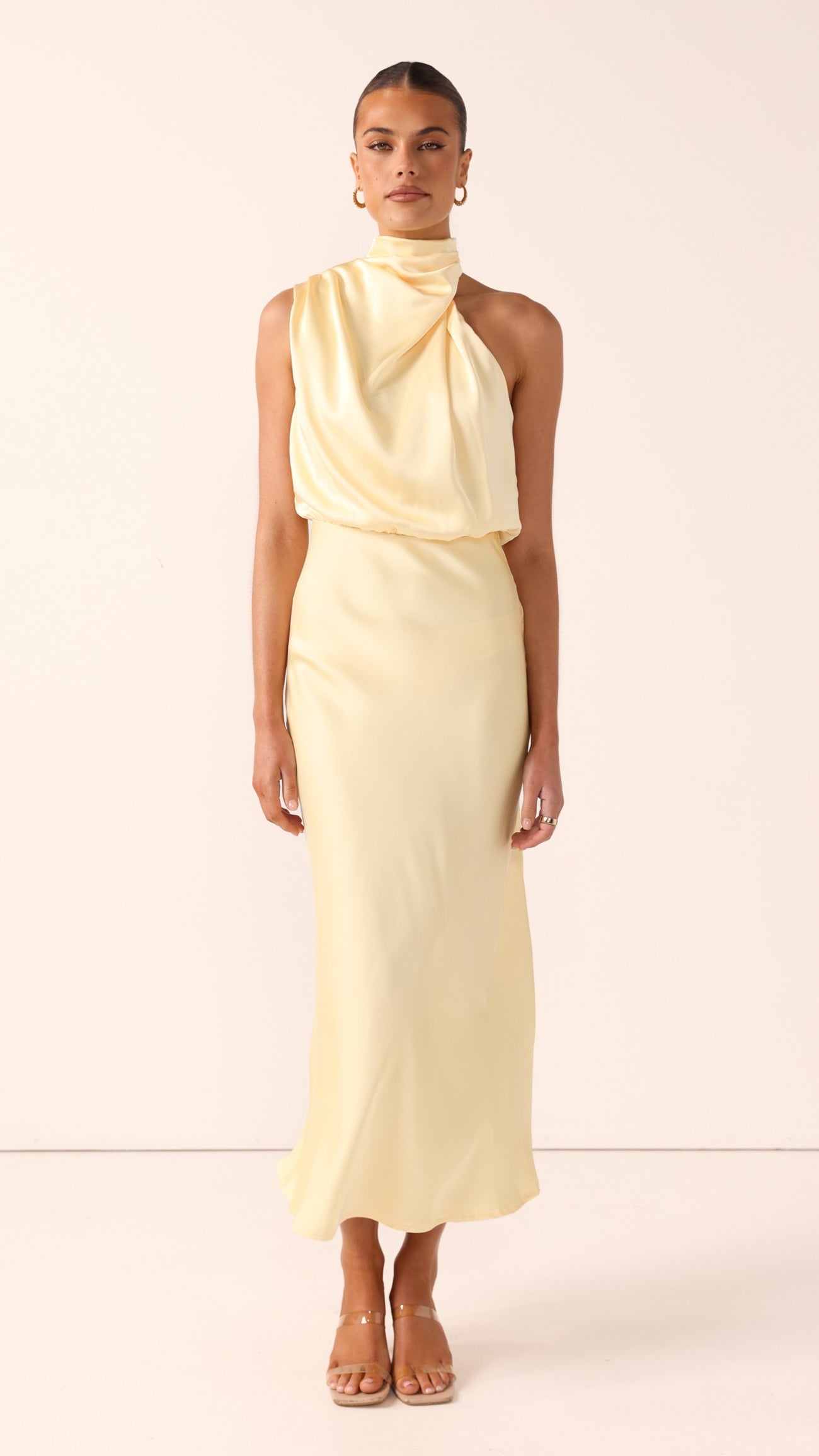 Esther Maxi Dress - Lemon - Billy J