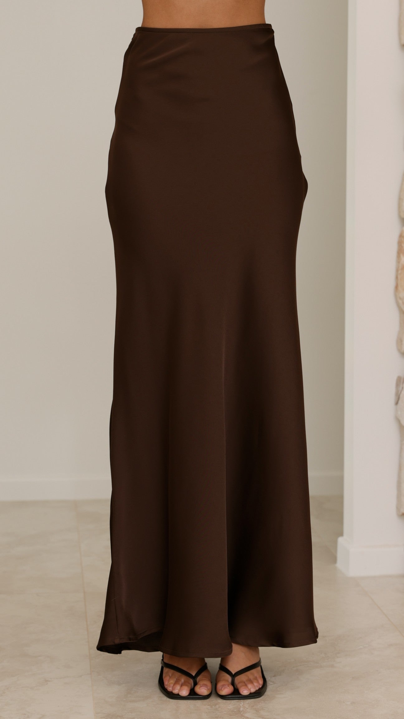 Jayliah Maxi Skirt - Chocolate - Billy J