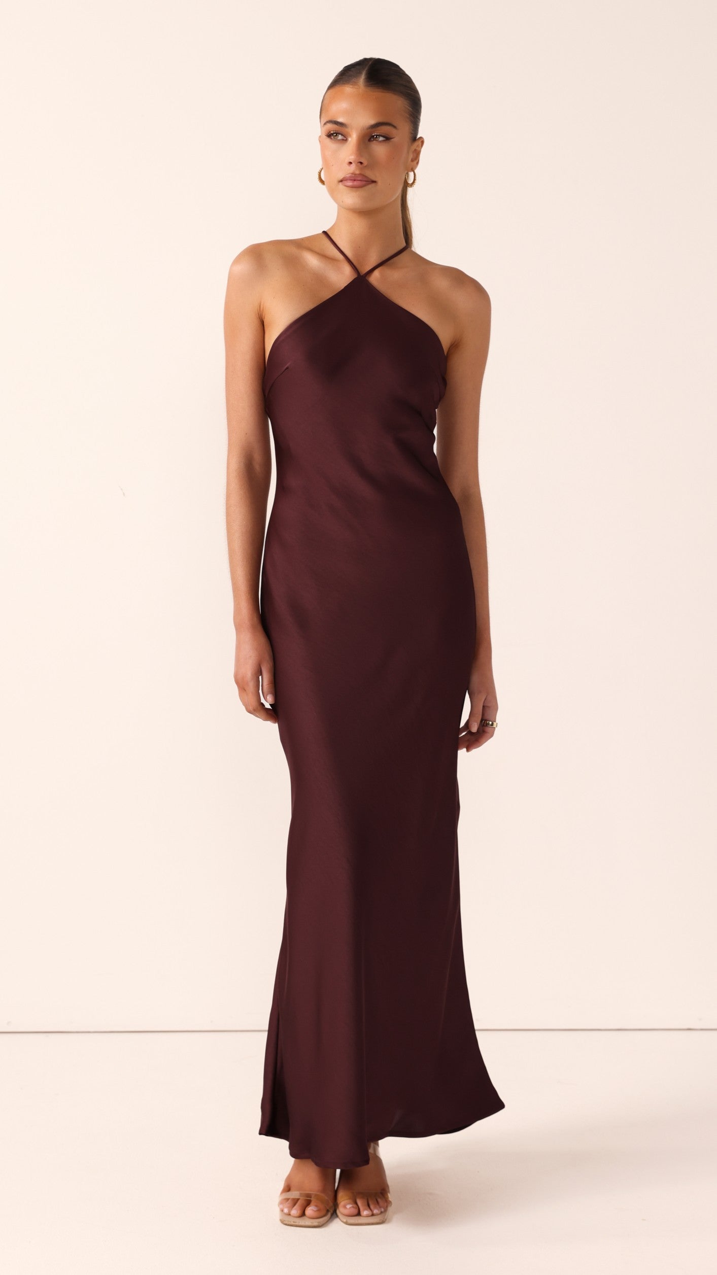Chiara Maxi Dress - Chocolate - Billy J