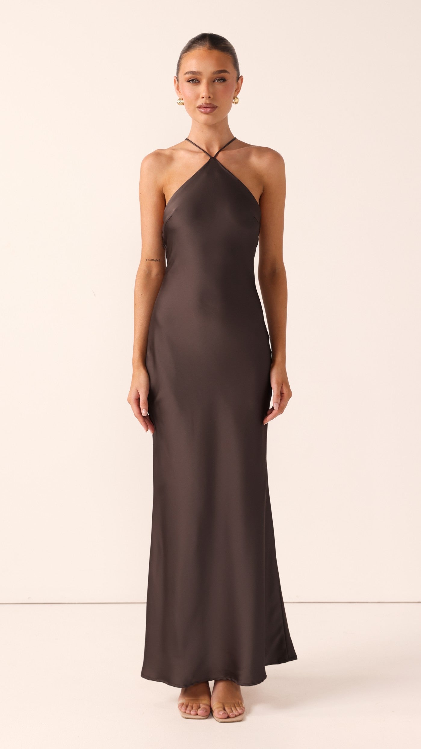 Chiara Maxi Dress - Espresso - Billy J