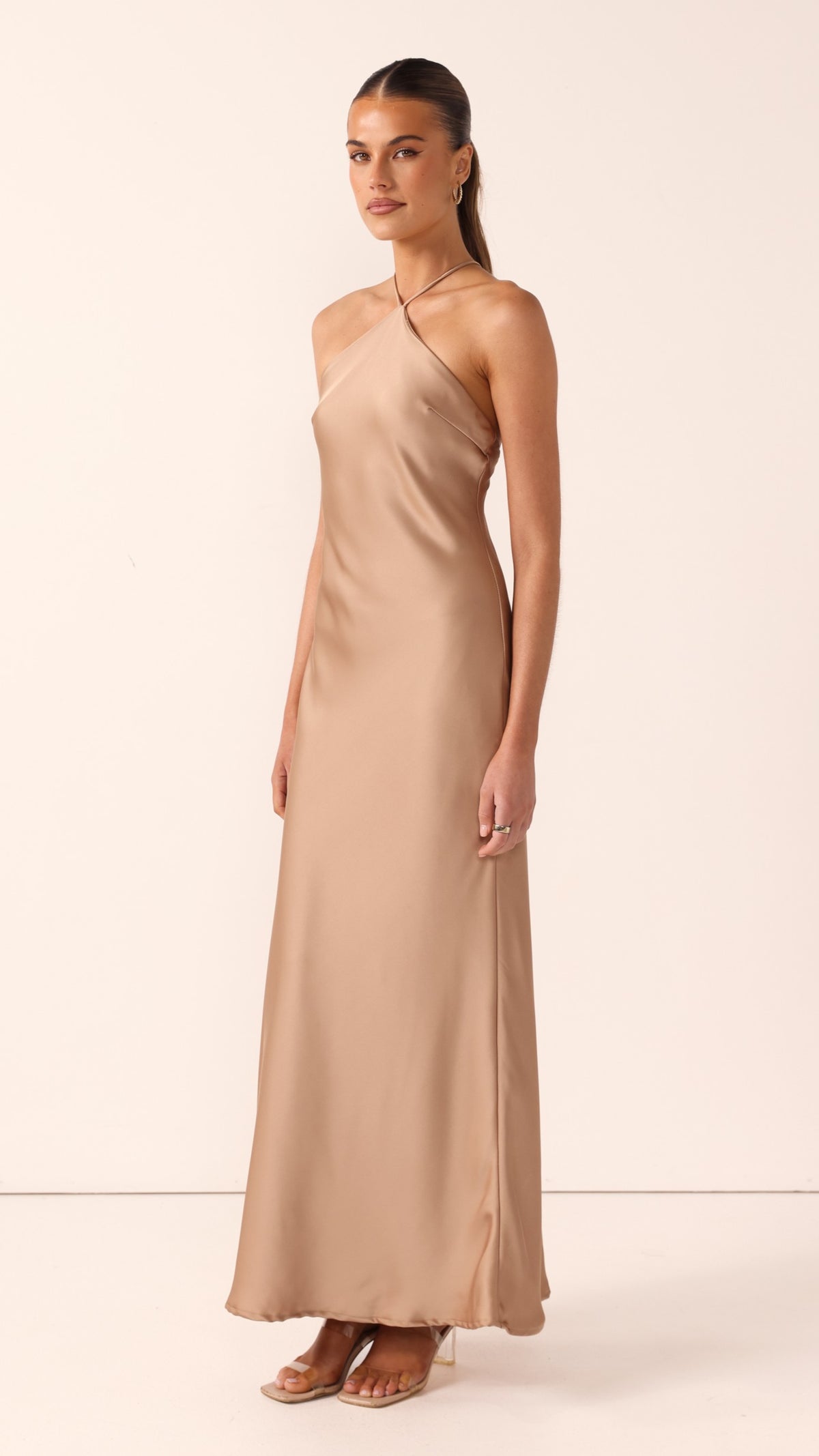 Chiara Maxi Dress - Latte - Billy J