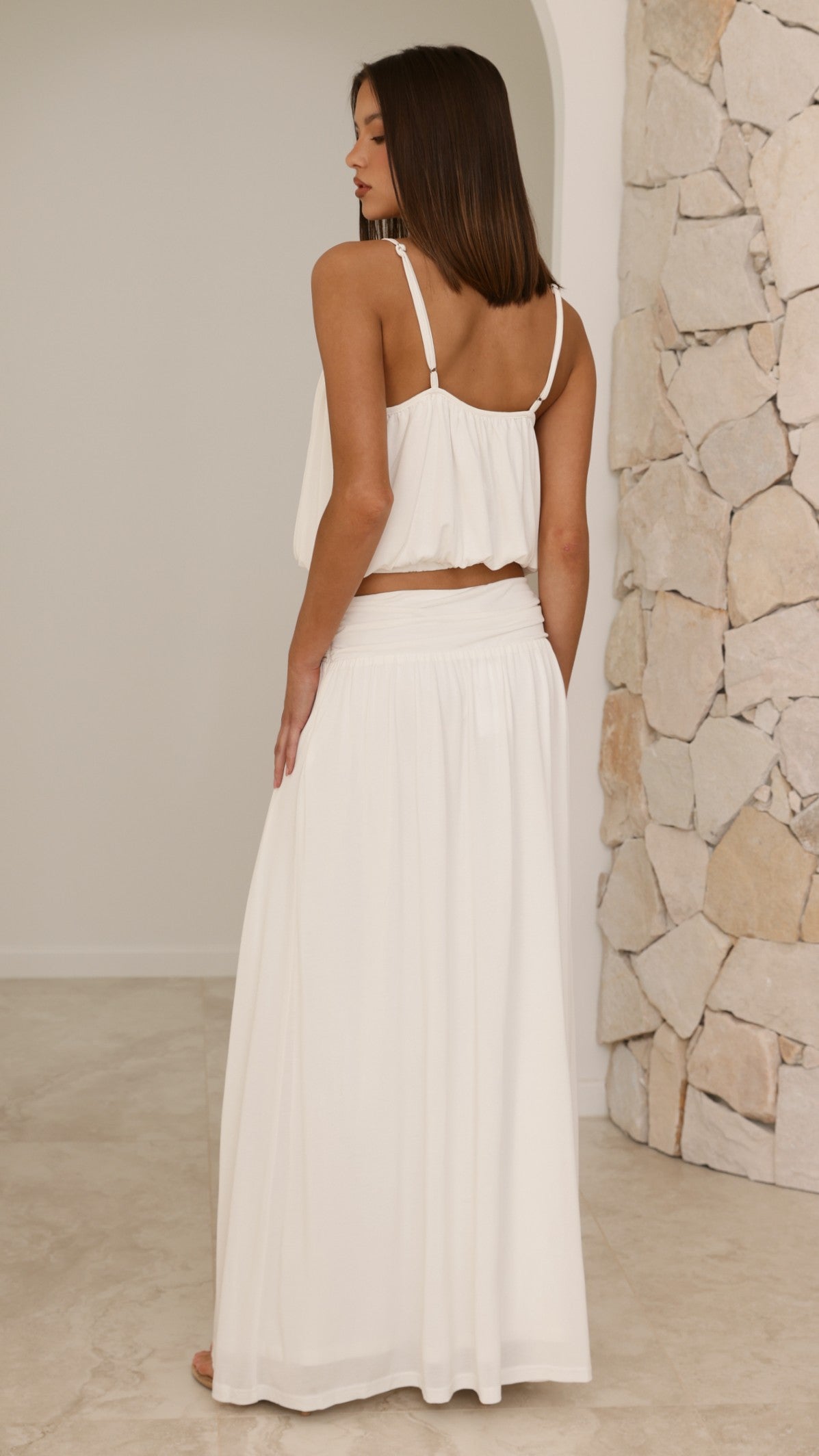 Stacie Top - White - Billy J