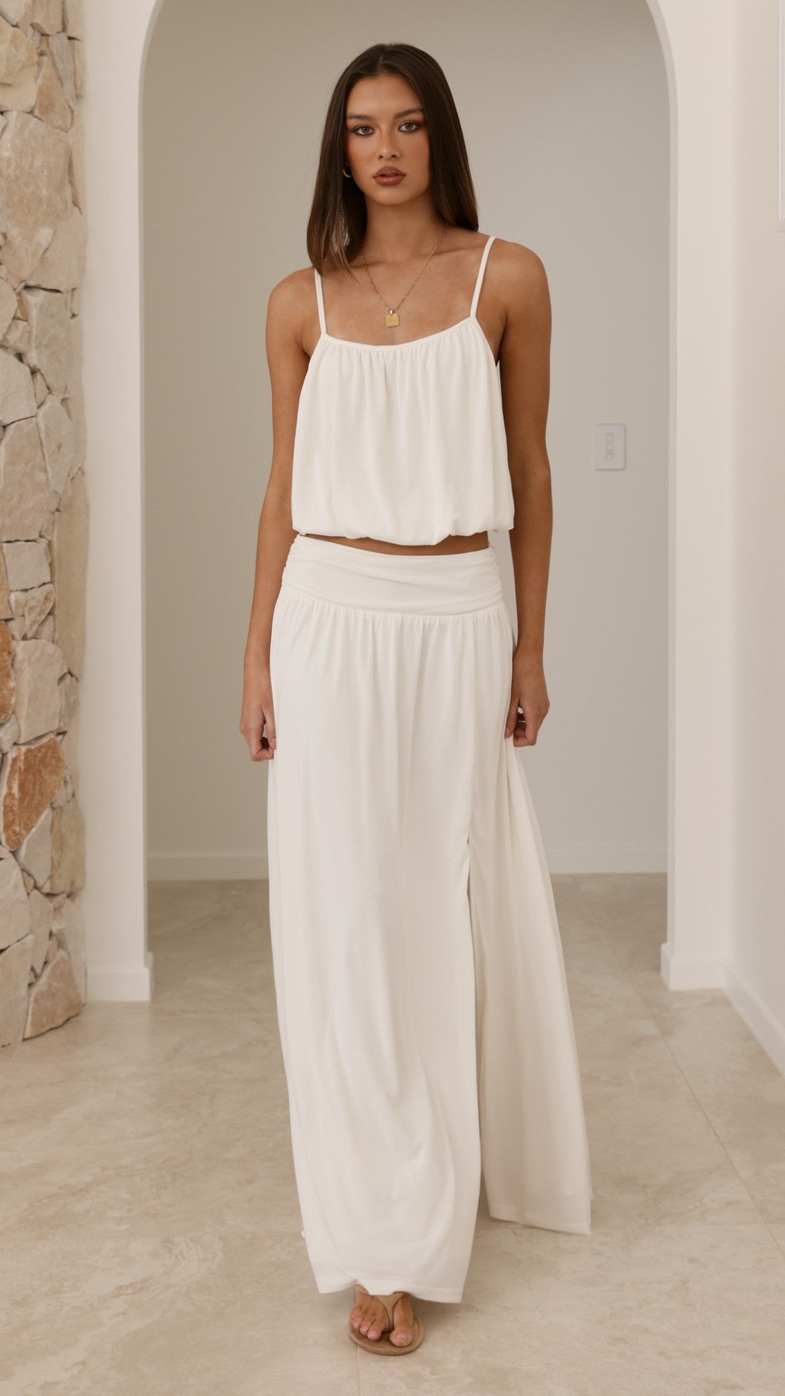 Stacie Top - White - Billy J
