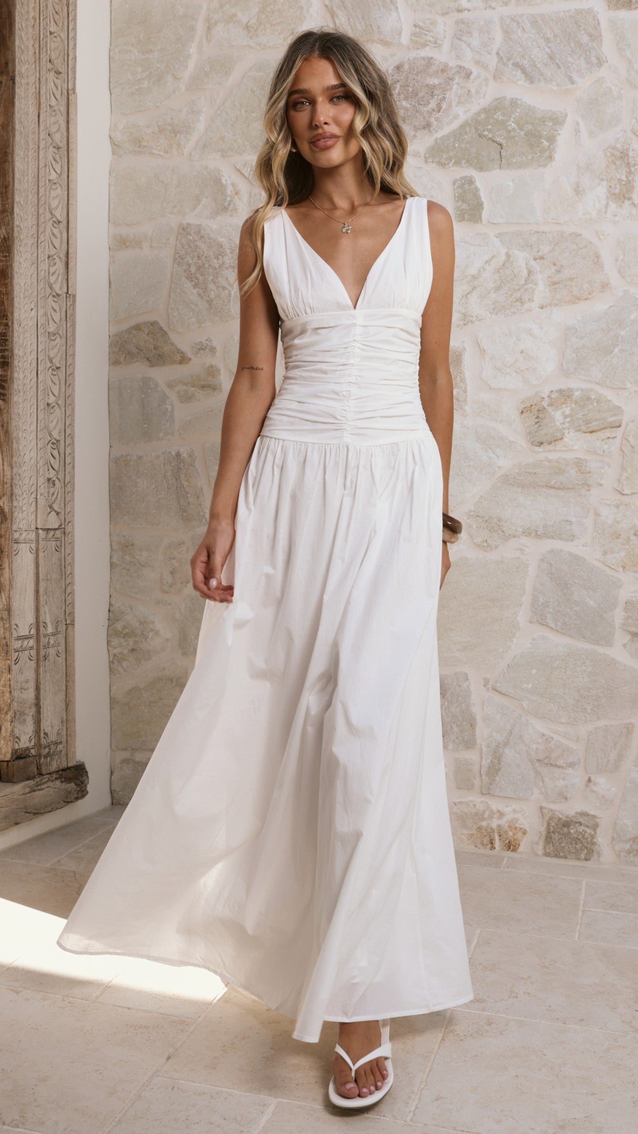 Sanya Maxi Dress - White - Buy Women's Dresses - Billy J
