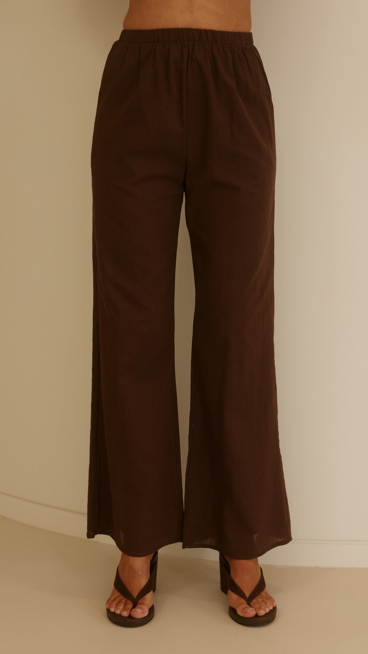 Lucy Top and Pants Set - Chocolate - Billy J