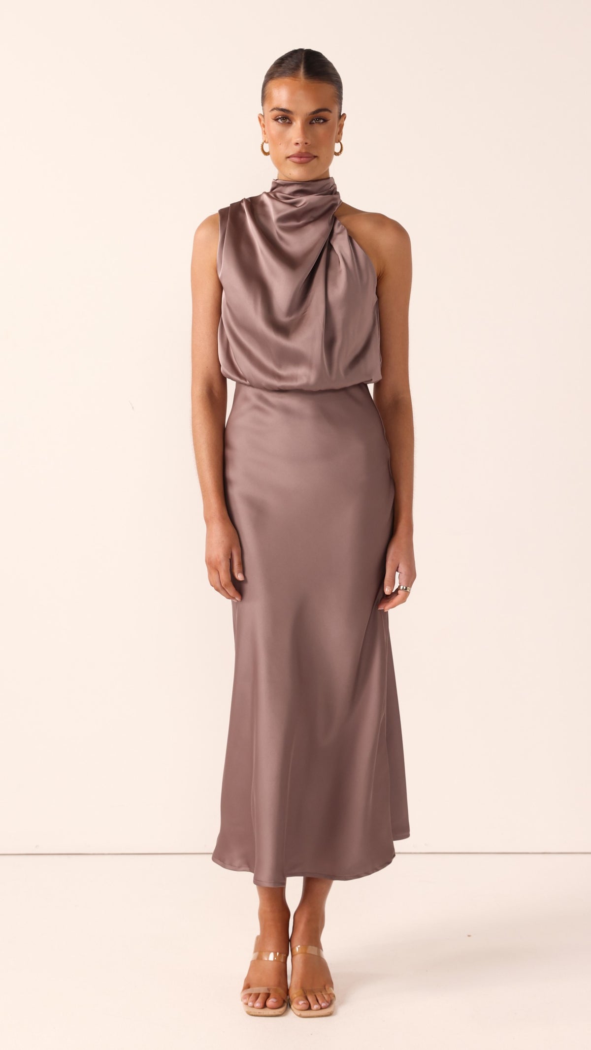 Esther Maxi Dress - Mushroom - Billy J