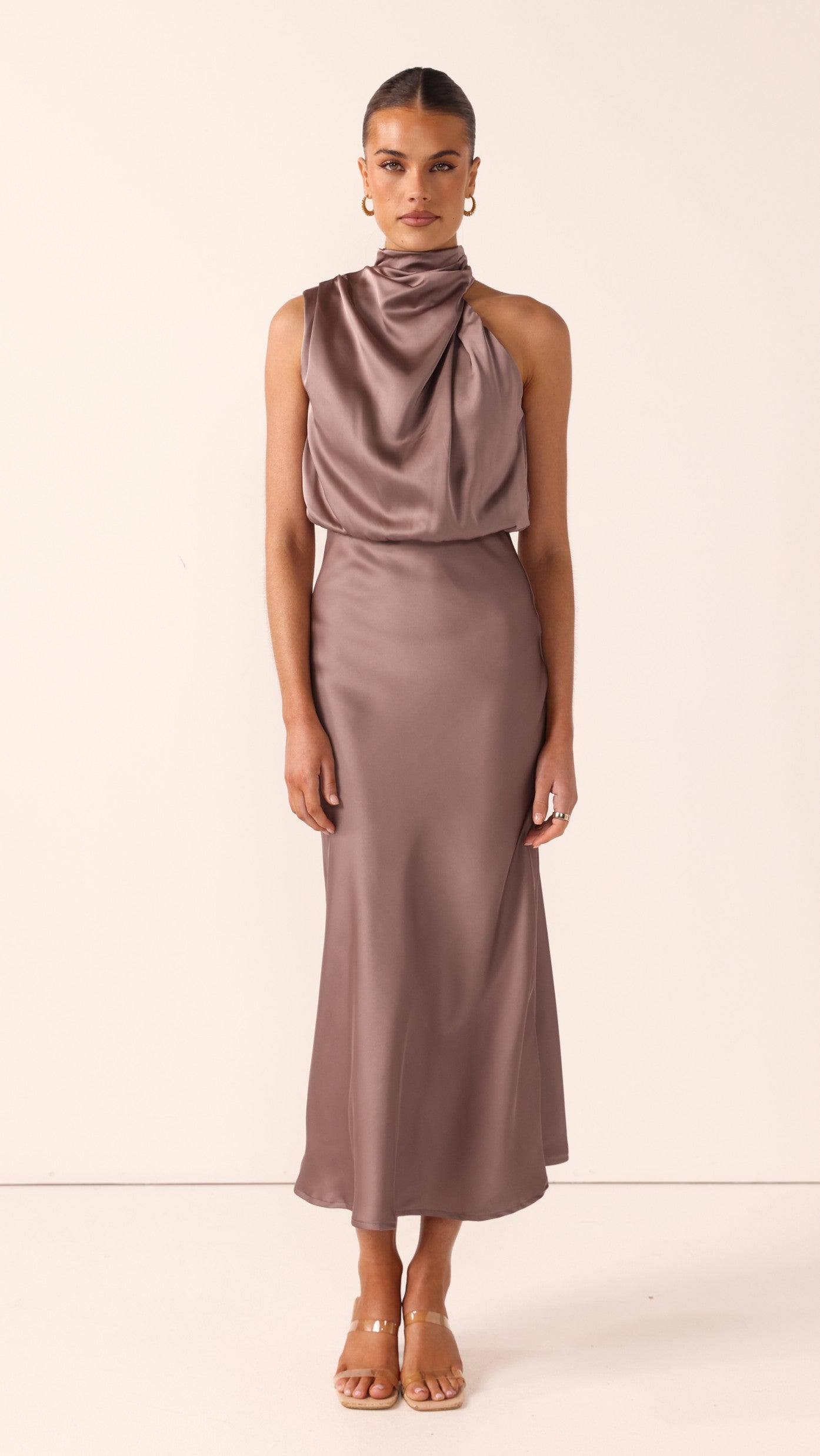 Esther Maxi Dress - Mushroom - Billy J