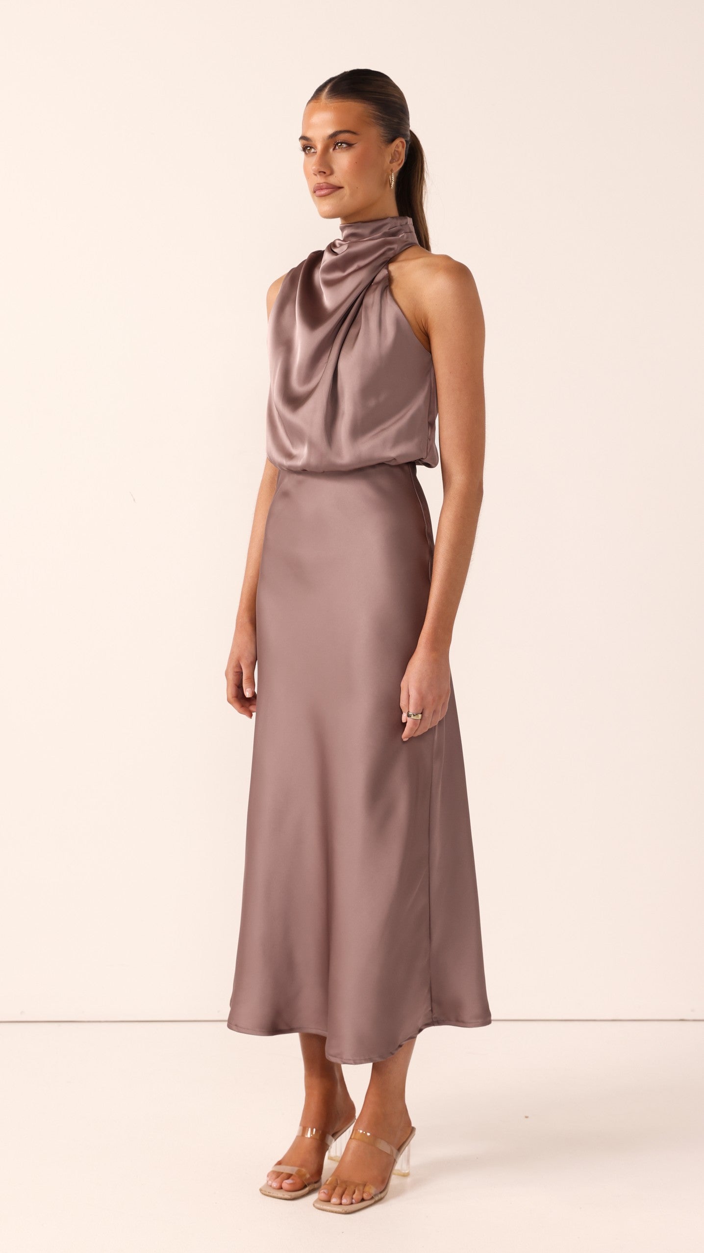 Esther Maxi Dress - Mushroom - Billy J