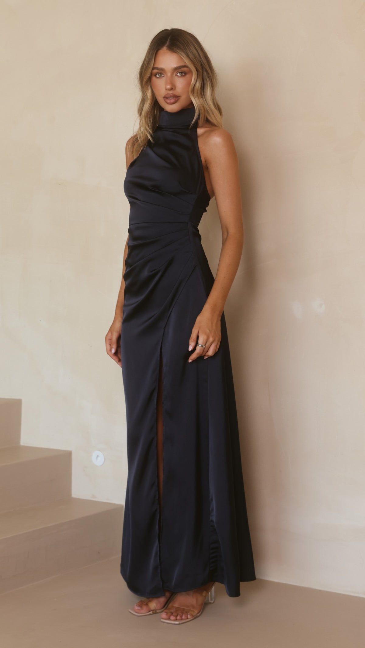 Cara Maxi Dress - Navy - Billy J