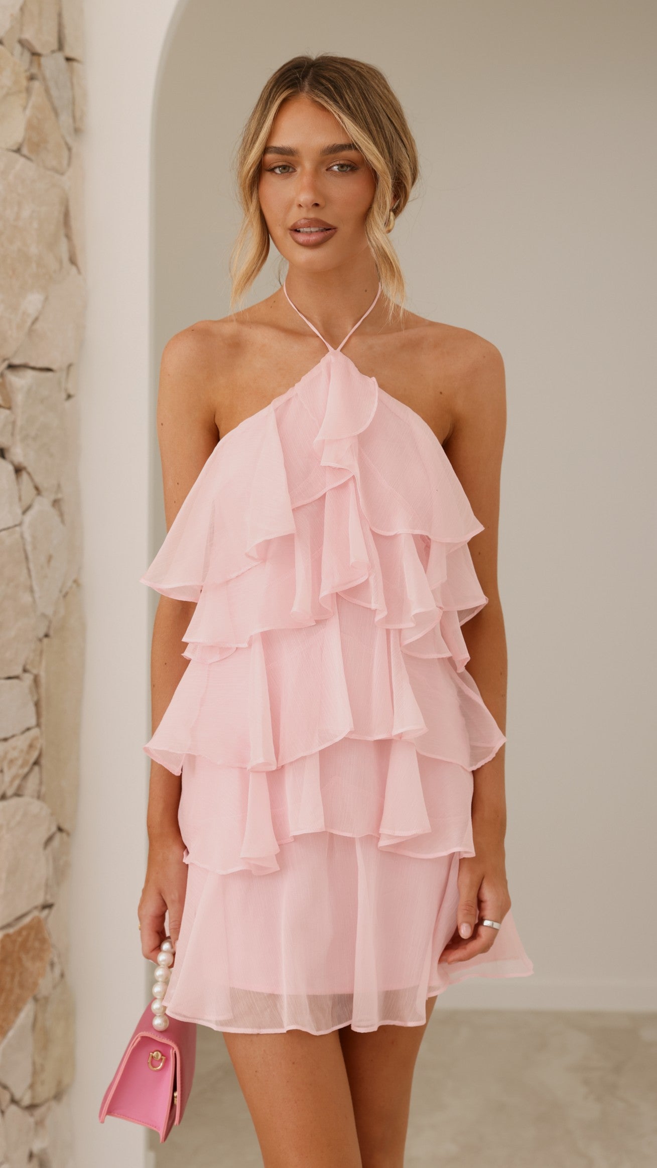 Soho Mini Dress - Pink - Billy J