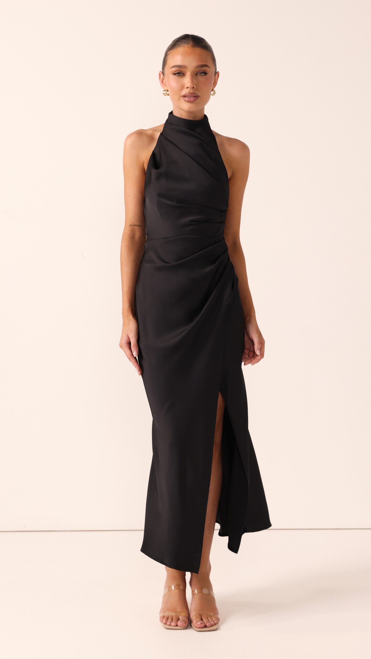 Kendall Maxi Dress - Black - Billy J