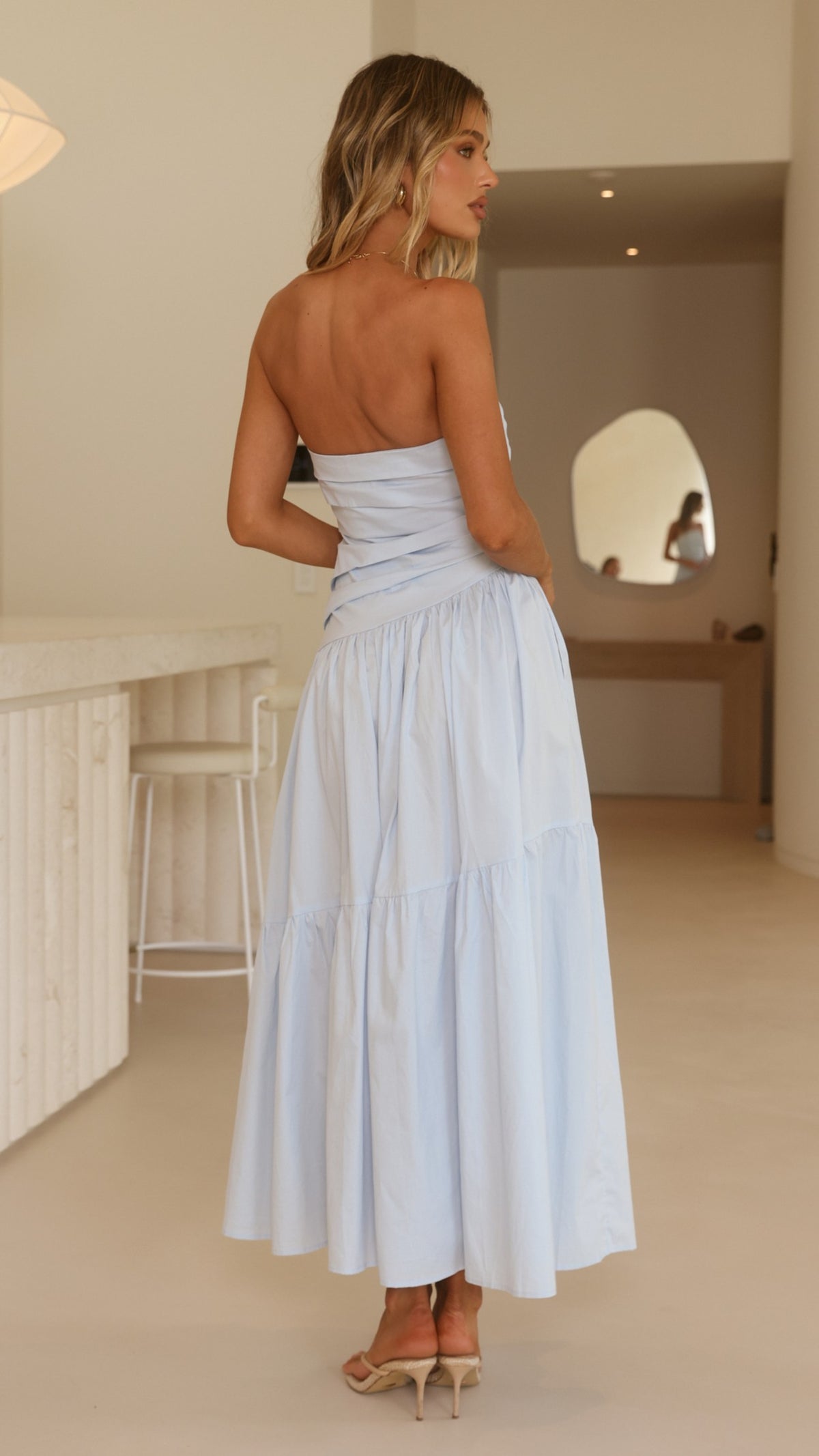 Nia Maxi Dress - Blue