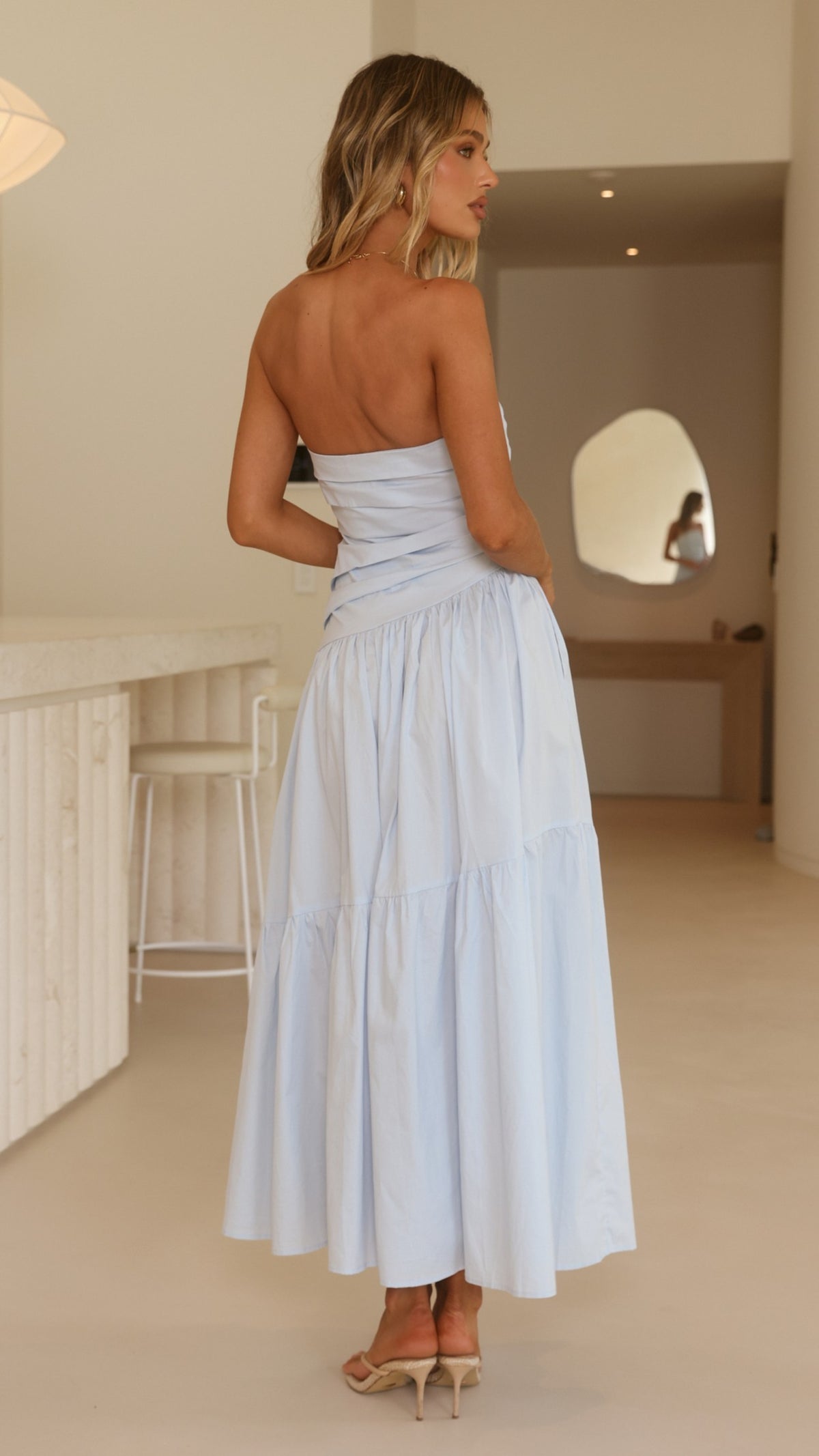 Nia Maxi Dress - Blue