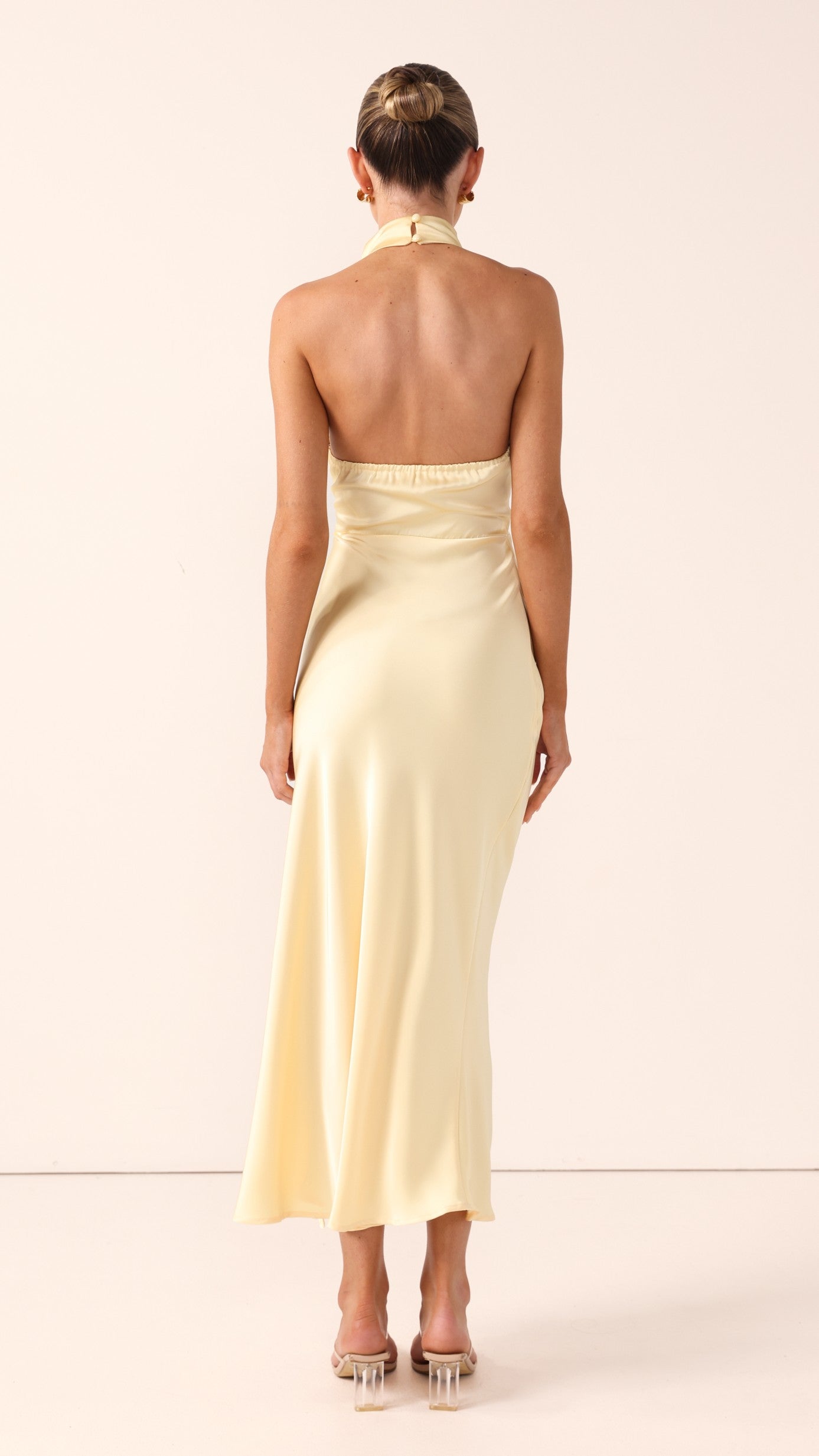 Kendall Maxi Dress - Lemon - Billy J