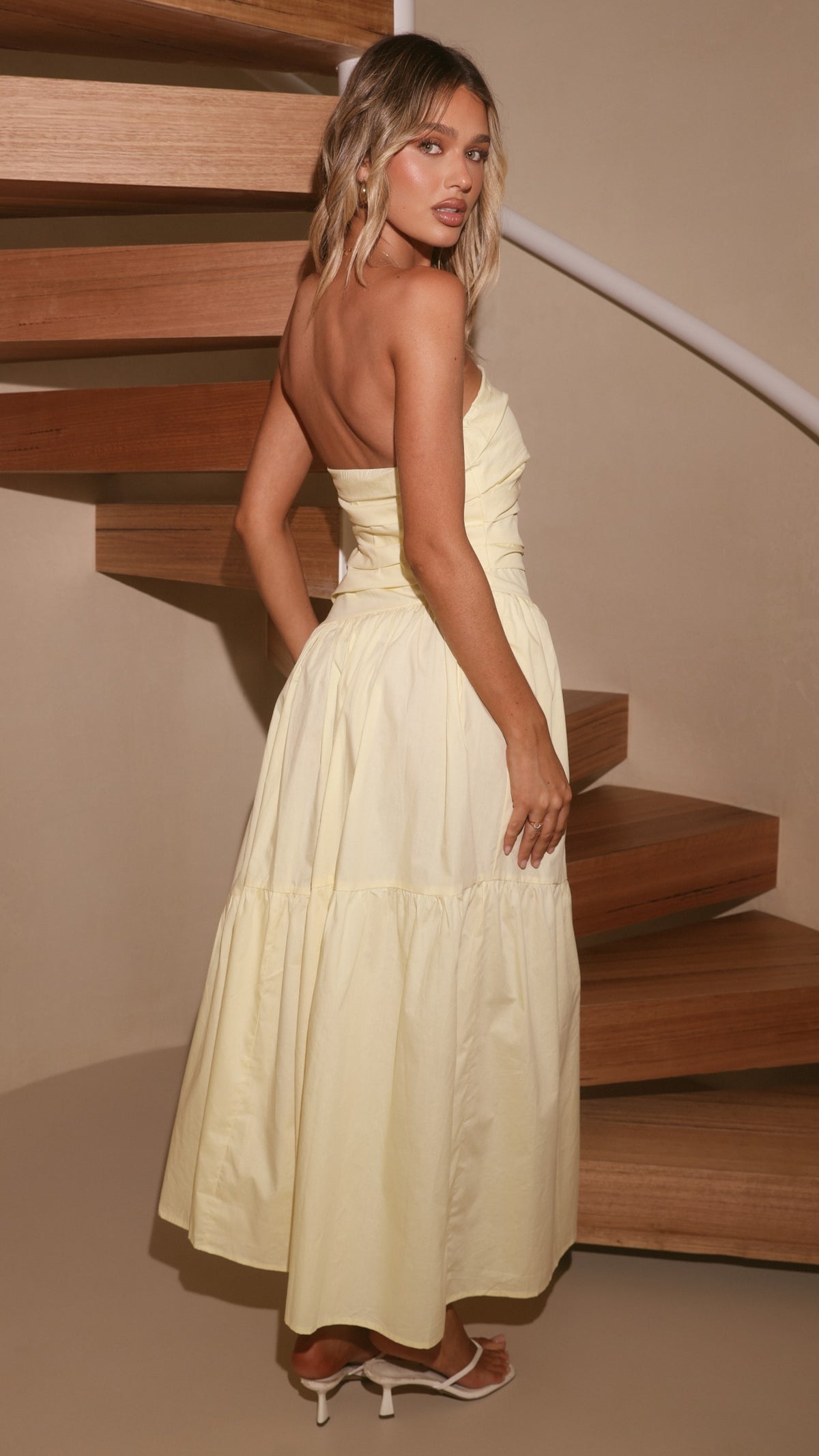 Nia Maxi Dress - Yellow