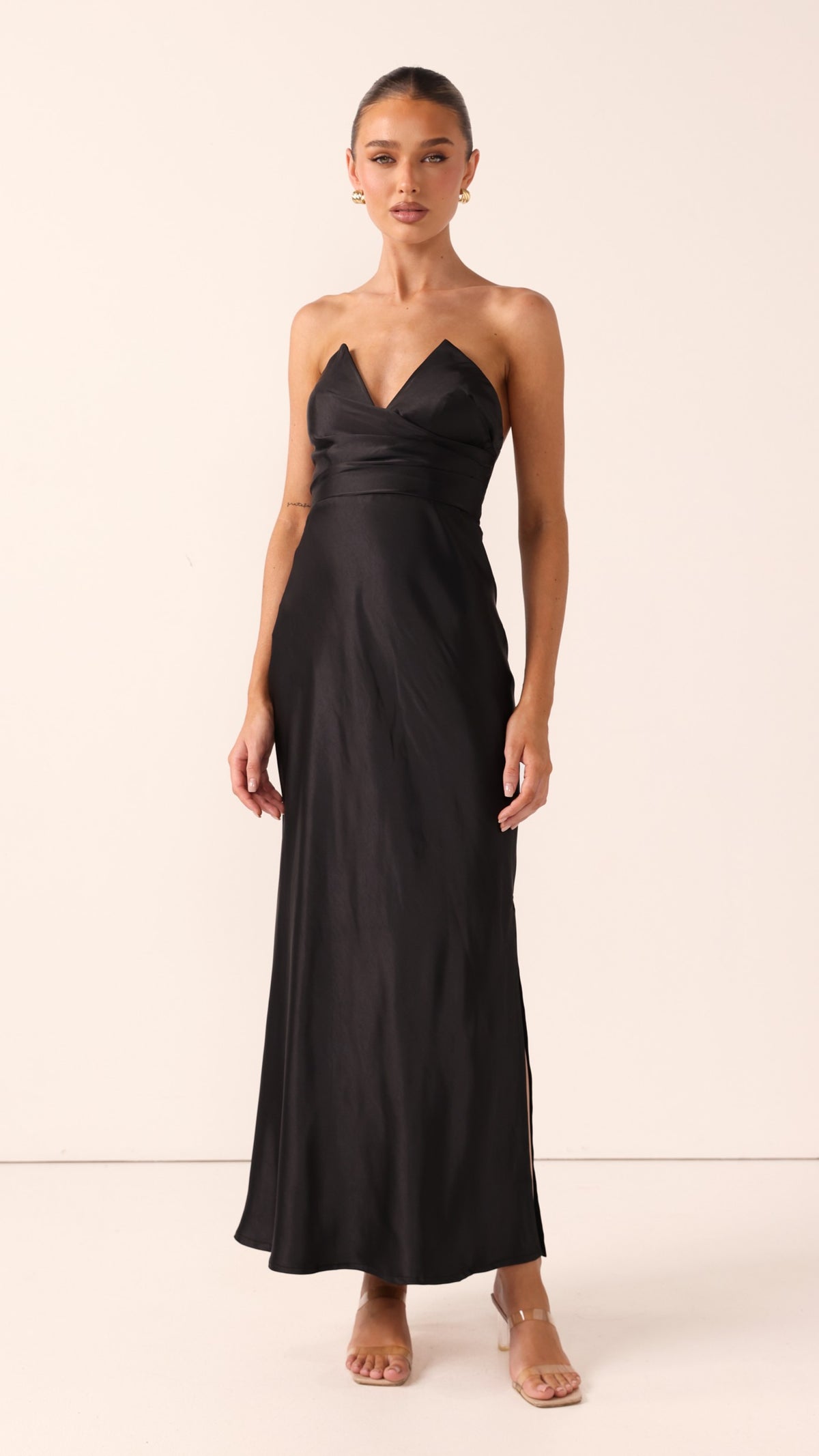 Valerie Maxi Dress - Black - Billy J