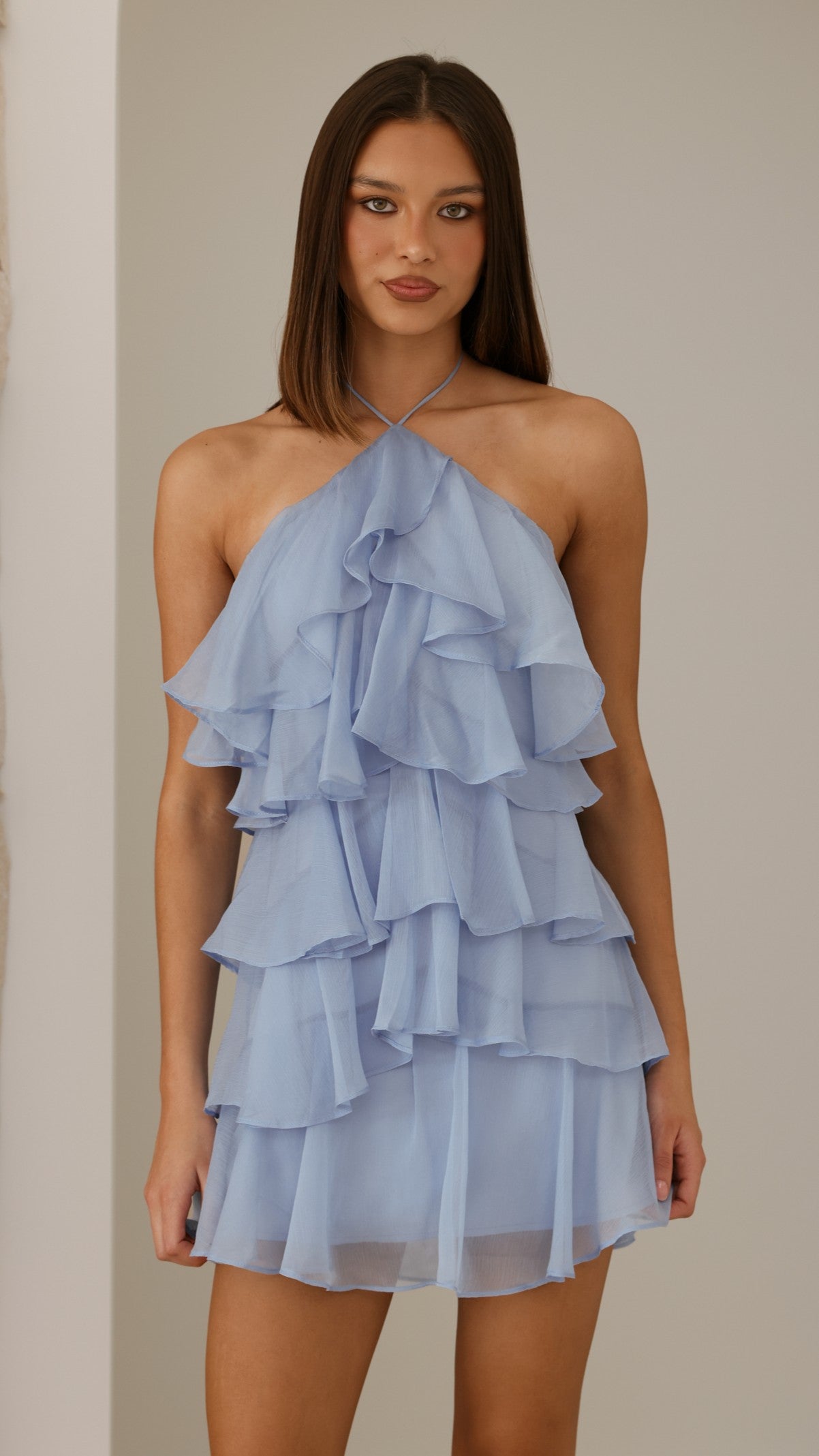 Soho Mini Dress - Blue - Billy J