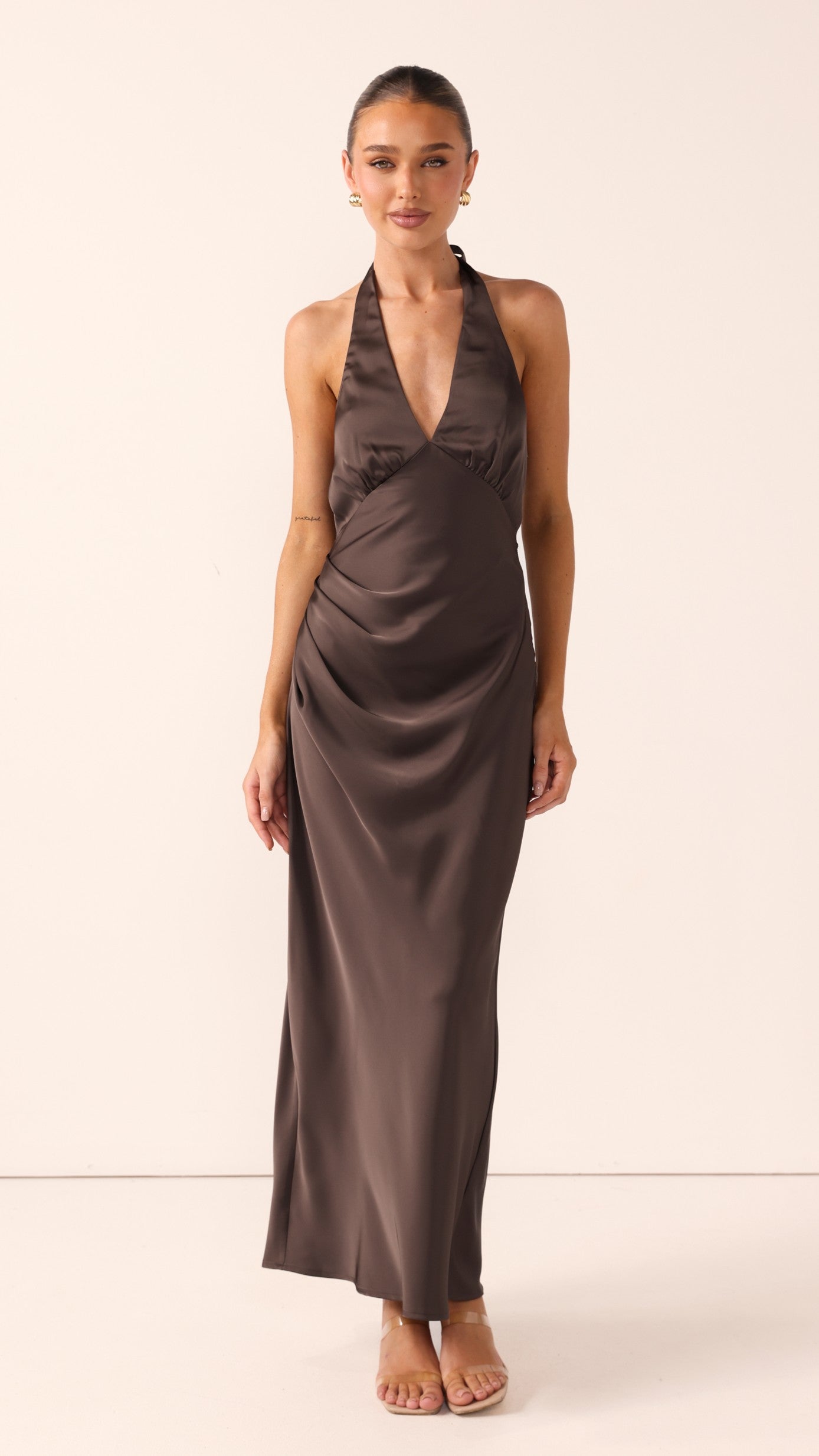 Sylvie Maxi Dress - Espresso - Billy J
