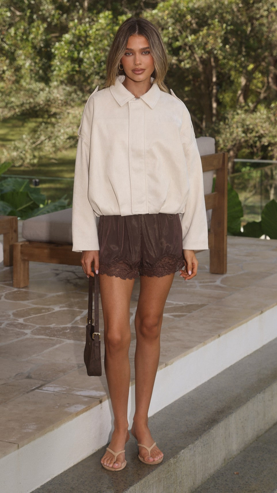 Phoenix Bomber Jacket - White - Billy J