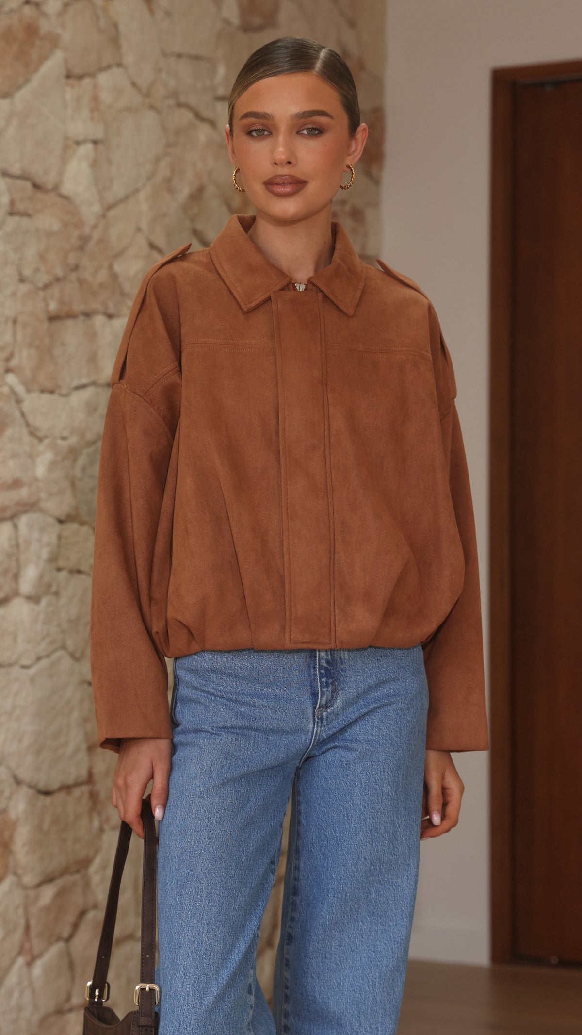 Phoenix Bomber Jacket - Tan - Billy J