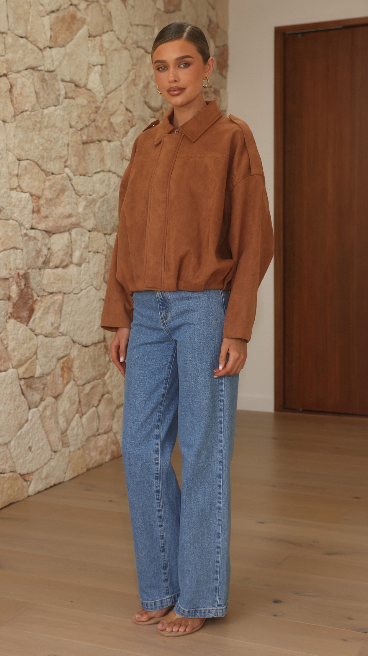 Phoenix Bomber Jacket - Tan - Billy J