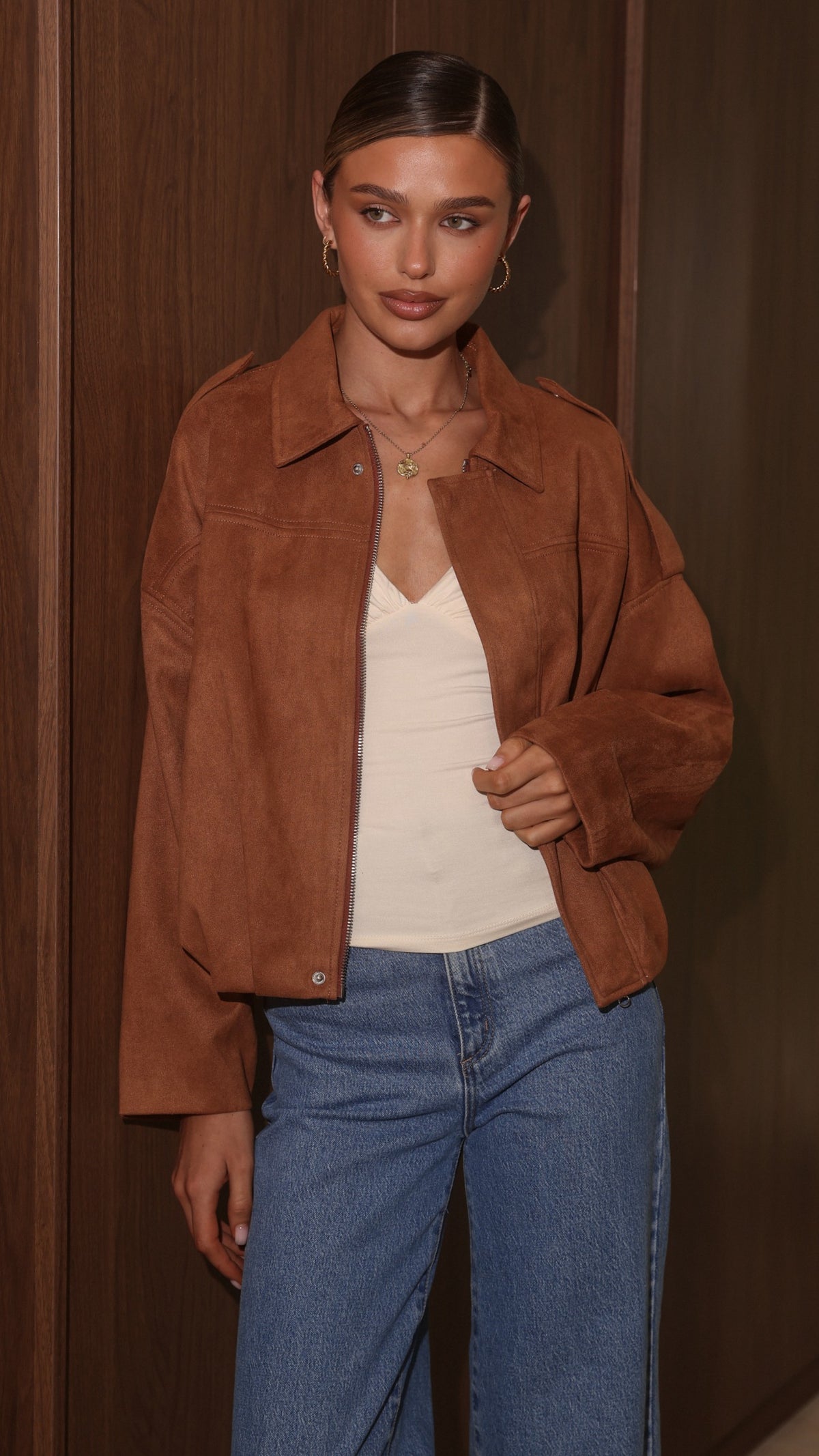 Phoenix Bomber Jacket - Tan - Billy J