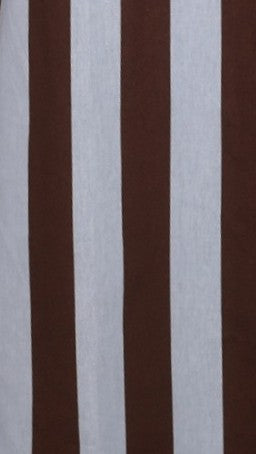 Florabel Button Up Shirt - Chocolate/Blue Stripe - Billy J