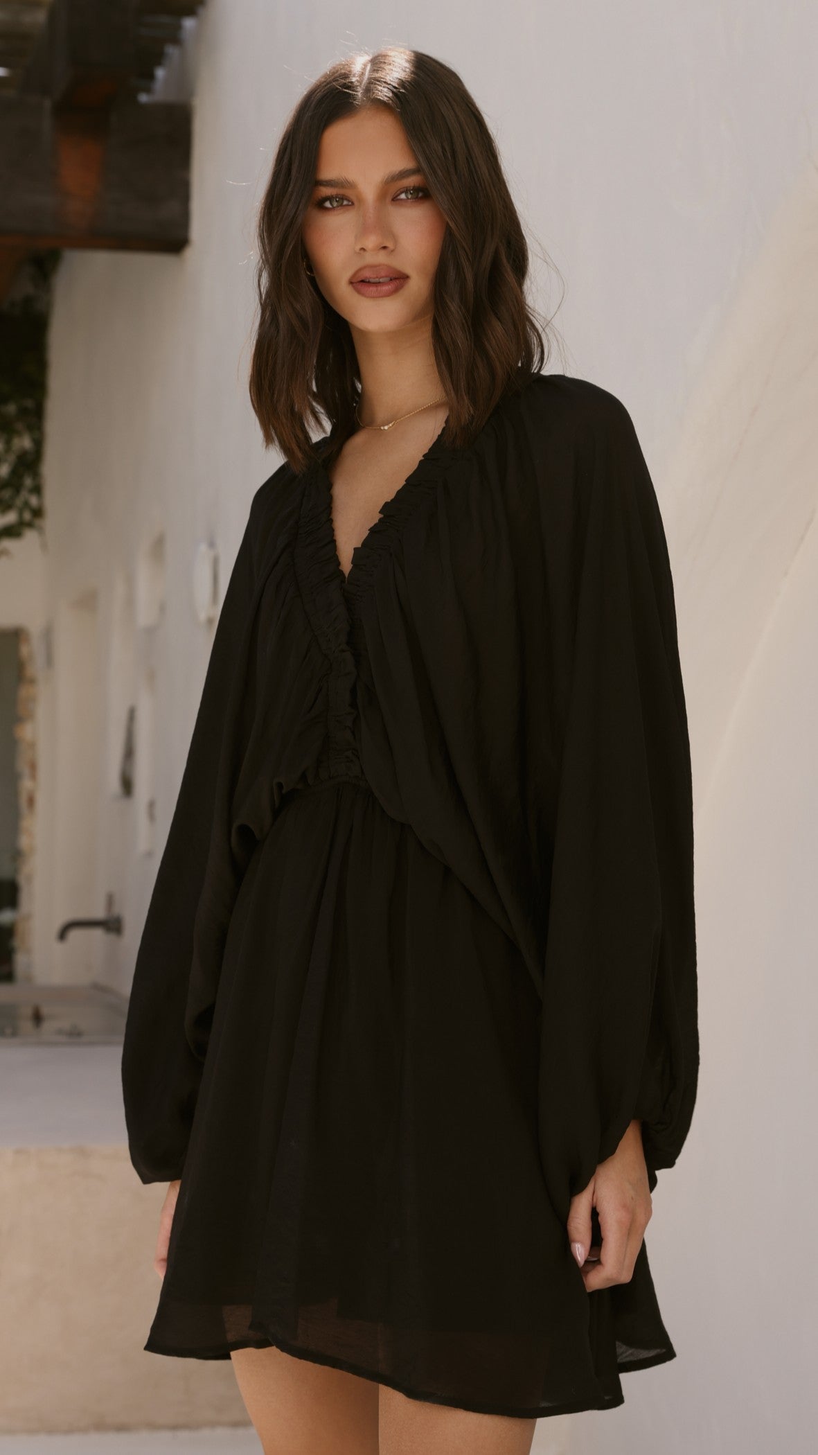 Marzie Mini Dress - Black - Billy J