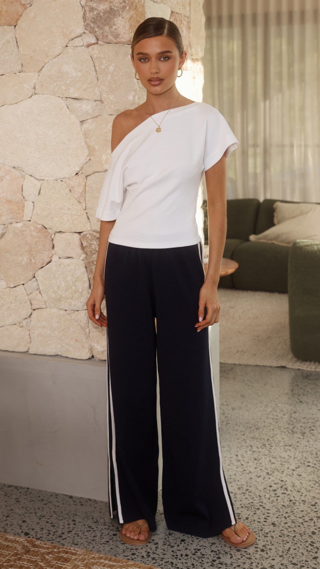 Jaysha Pants - Navy/White - Billy J