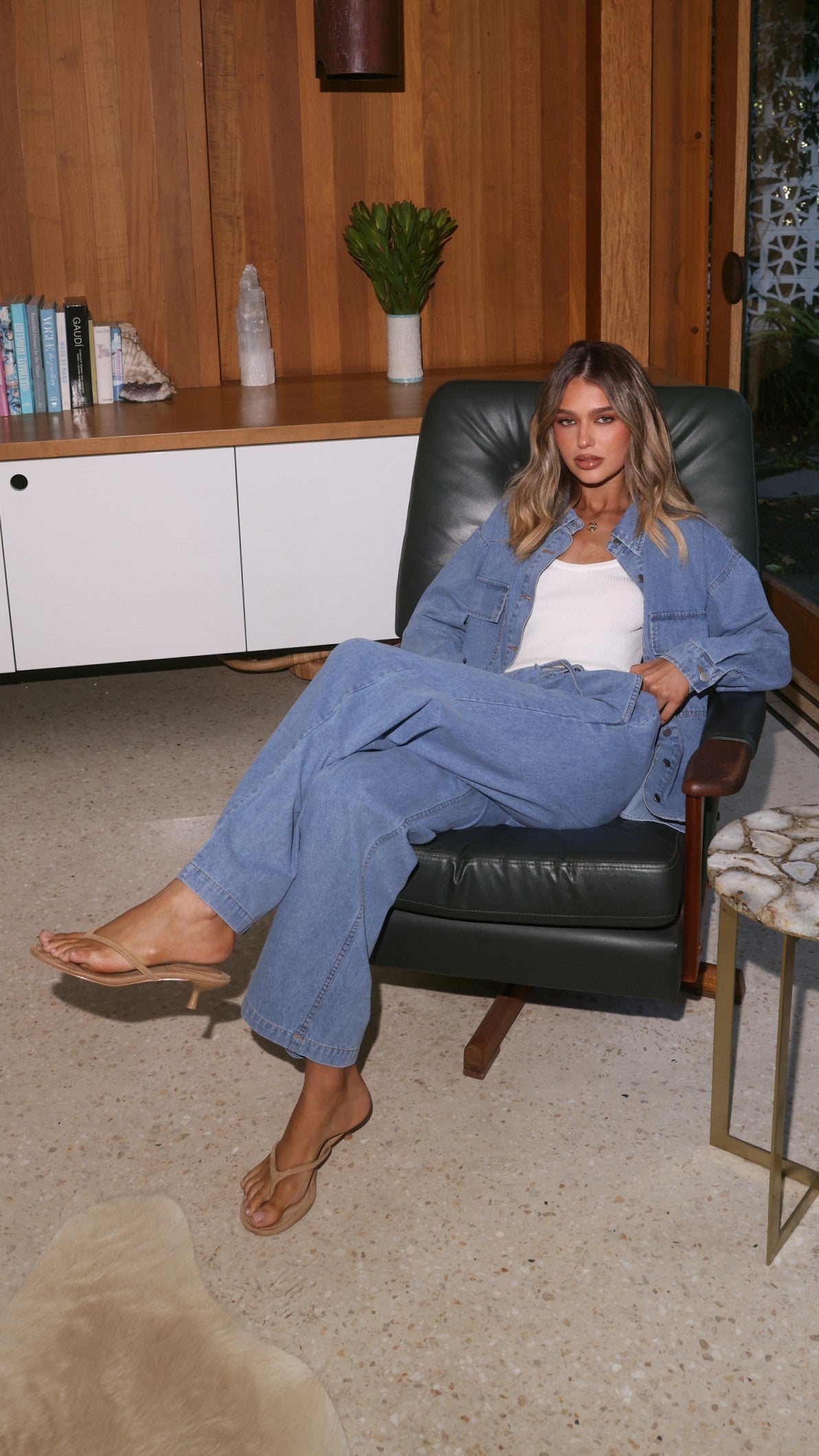 Zenia Denim Pants - Light Blue - Billy J