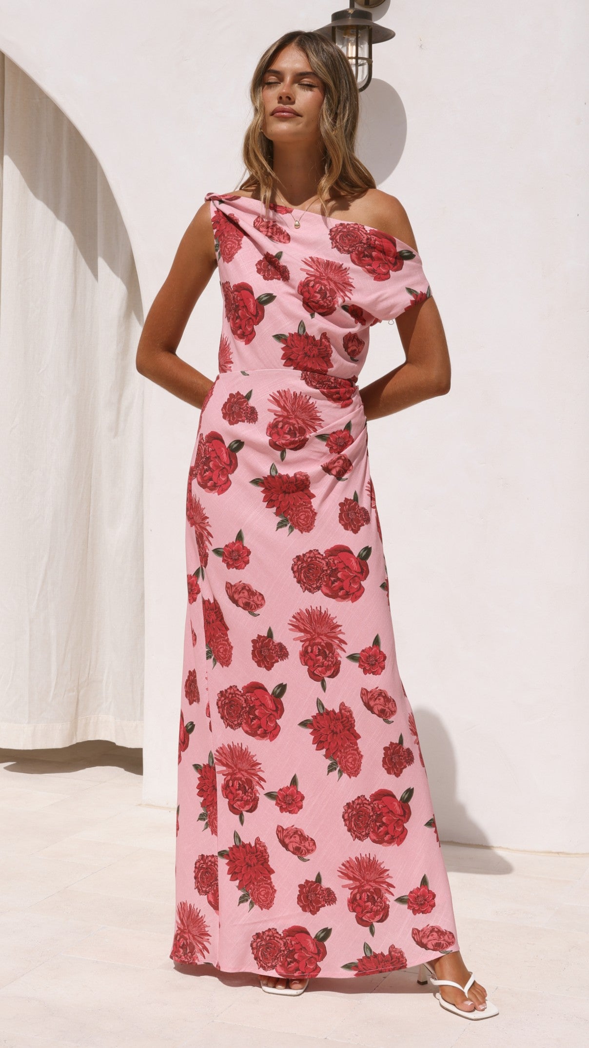 Gigi Maxi Dress - Dahlia Rouge - Billy J