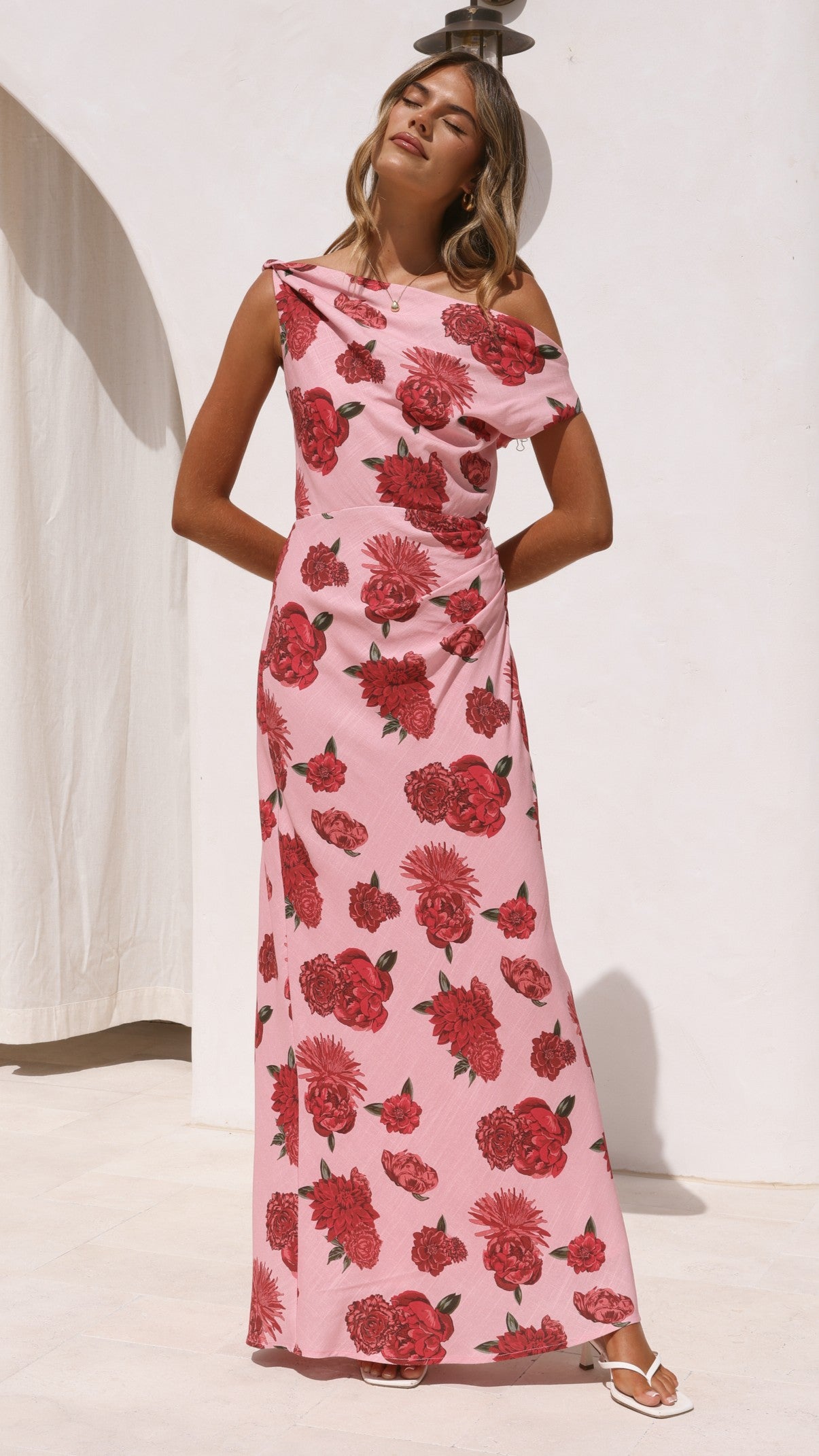 Gigi Maxi Dress - Dahlia Rouge - Billy J