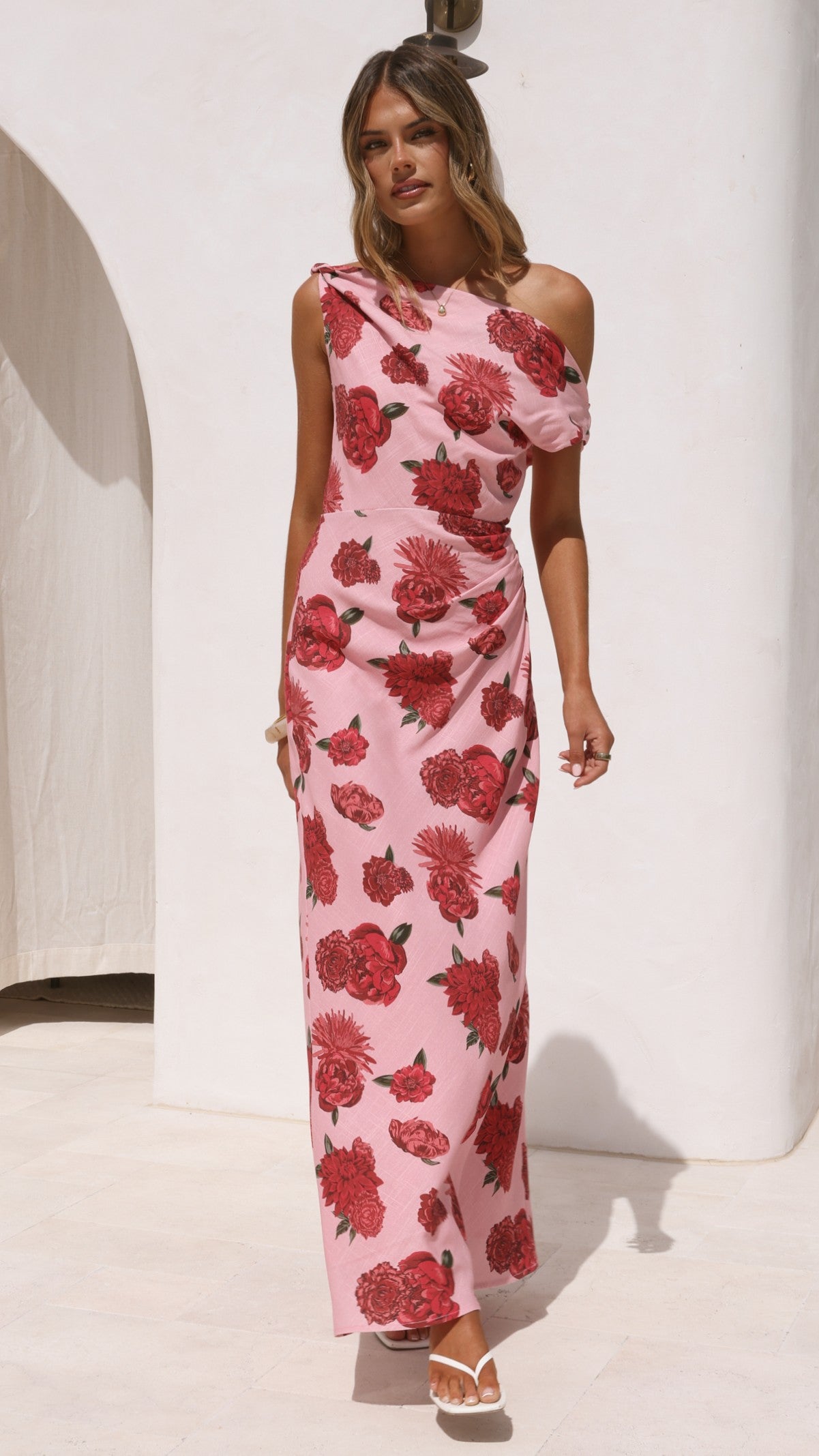 Gigi Maxi Dress - Dahlia Rouge - Billy J