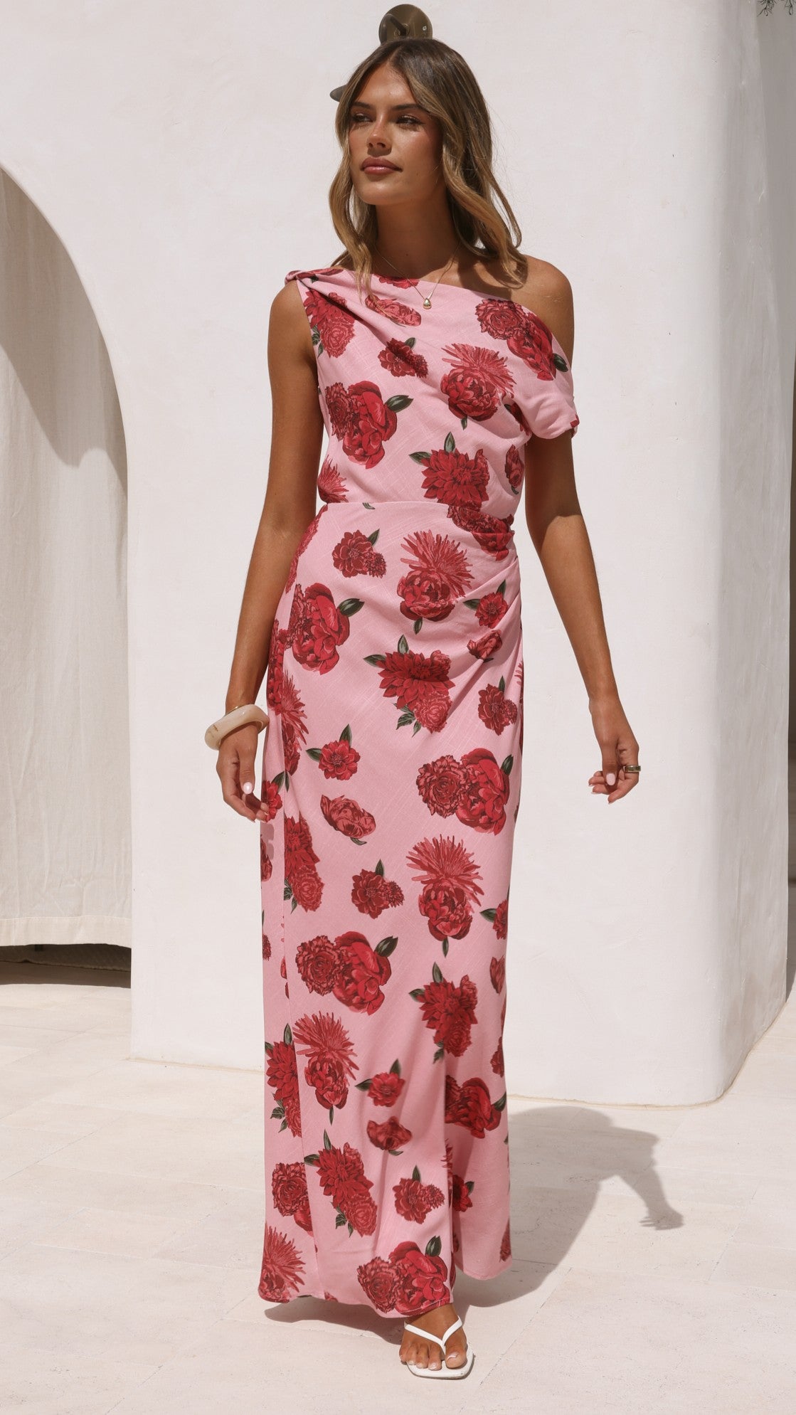 Gigi Maxi Dress - Dahlia Rouge - Billy J