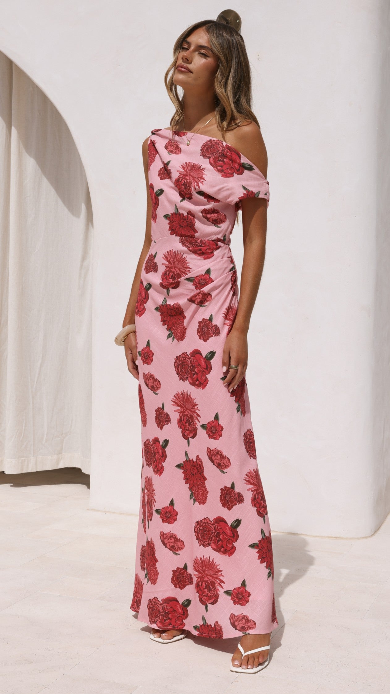 Gigi Maxi Dress - Dahlia Rouge - Billy J