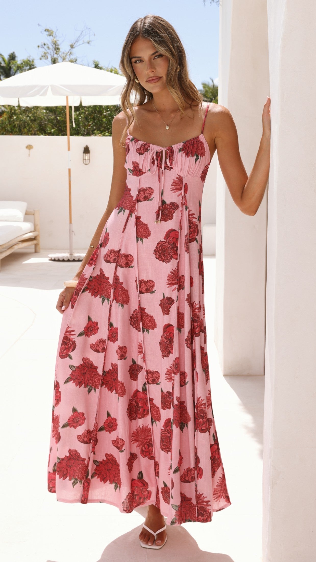Millie Maxi Dress - Dahlia Rouge - Billy J