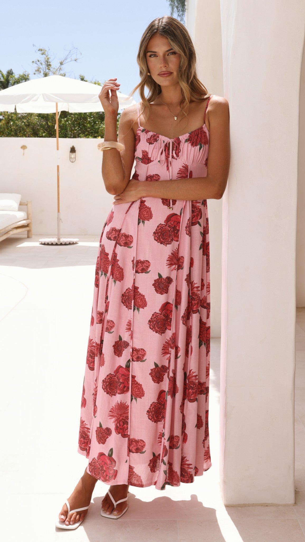 Millie Maxi Dress - Dahlia Rouge - Billy J