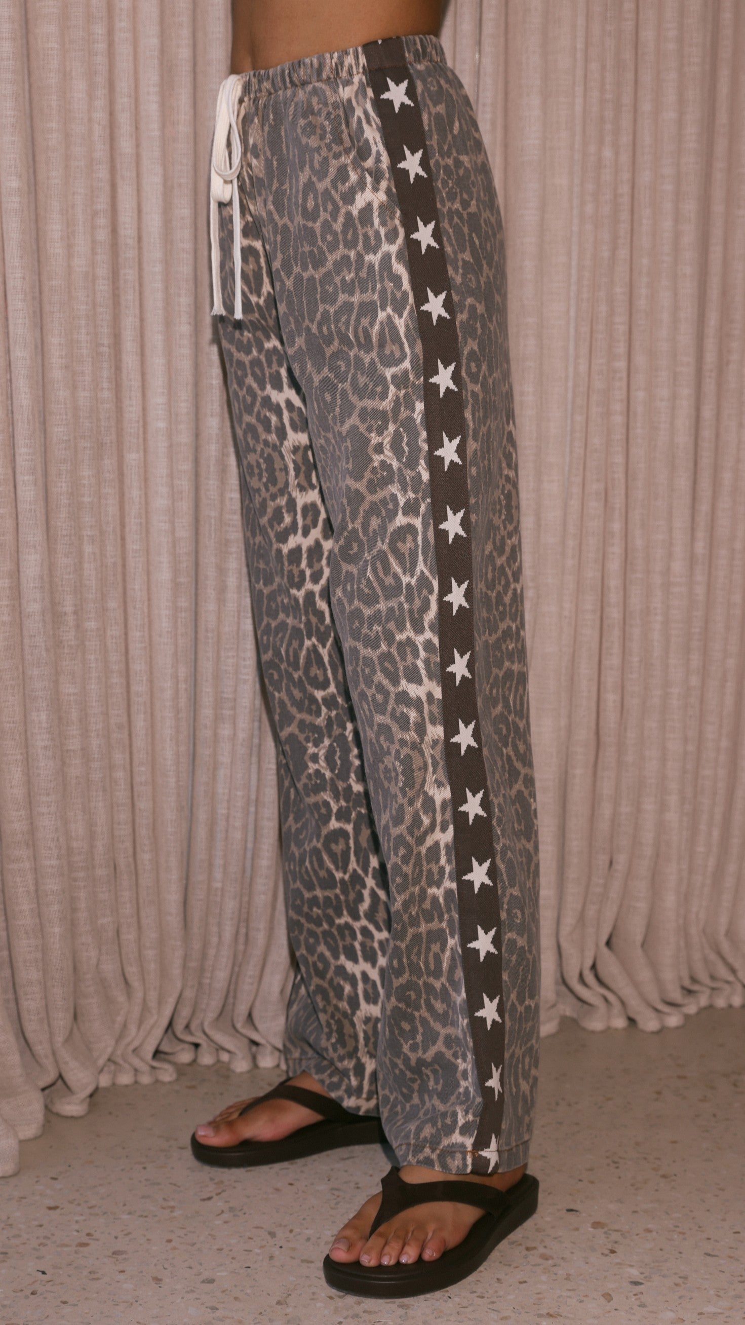 Vox Pants - Leopard and Star Print - Billy J