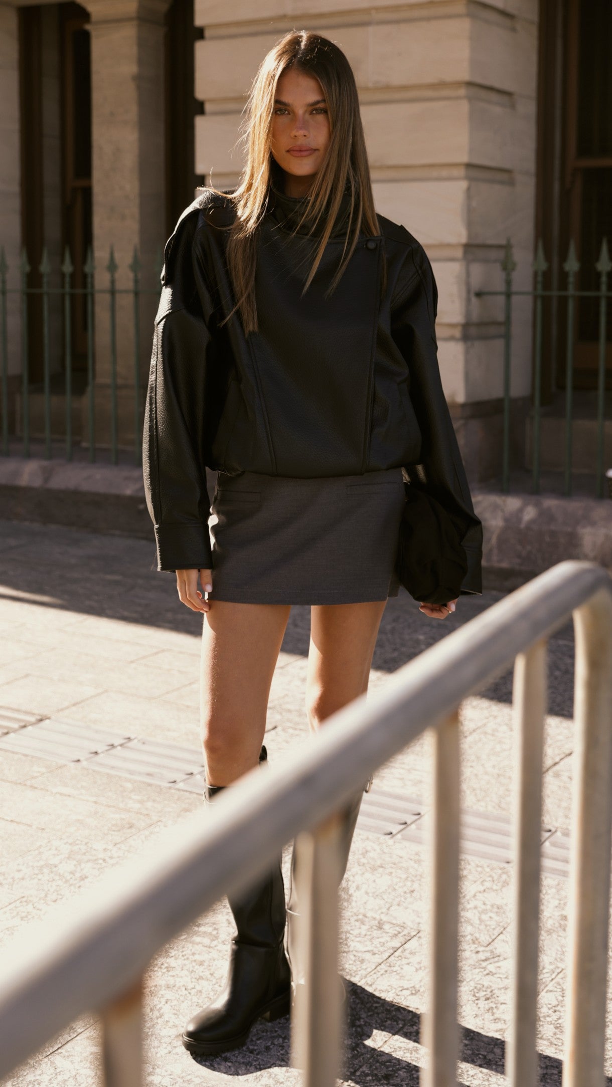 Asher Bomber Jacket - Black - Billy J